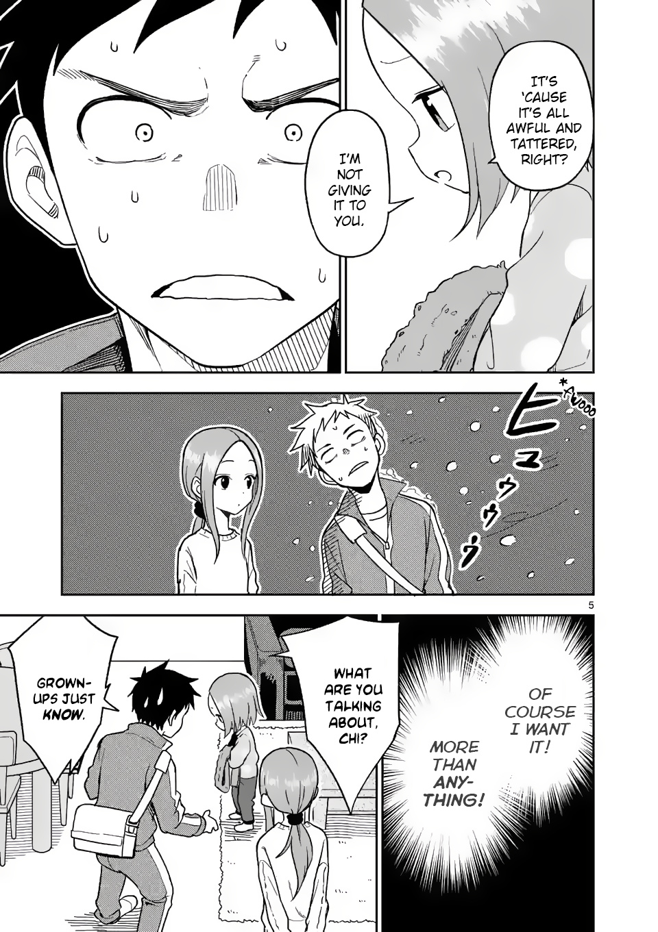Karakai Jouzu no (Moto) Takagi-san chapter 165 - page 5