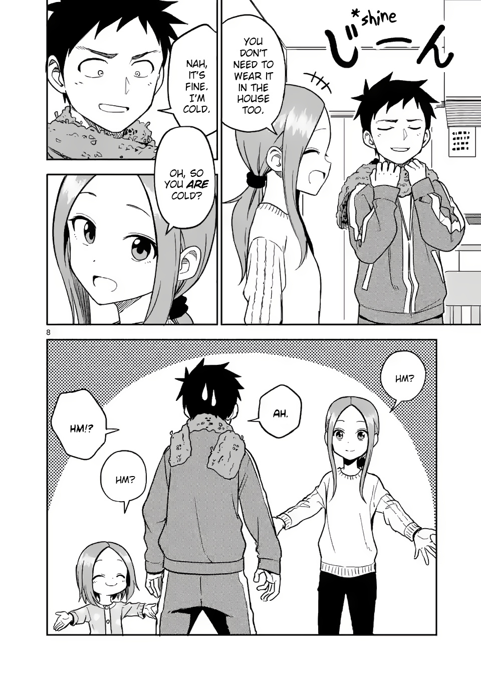 Karakai Jouzu no (Moto) Takagi-san chapter 165 - page 8