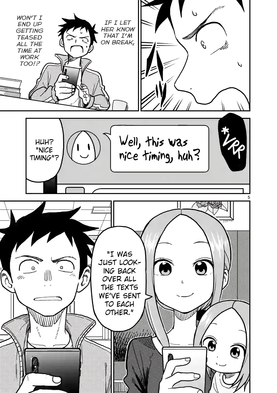 Karakai Jouzu no (Moto) Takagi-san chapter 113 - page 5