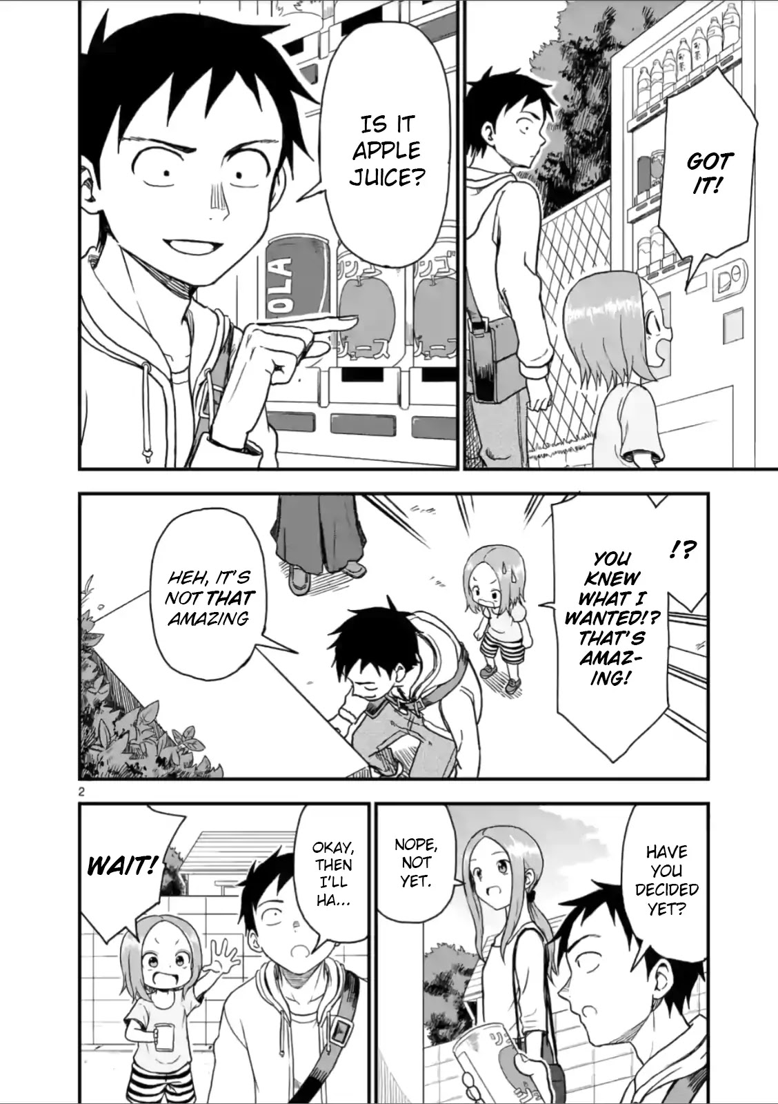 Karakai Jouzu no (Moto) Takagi-san chapter 40 - page 2
