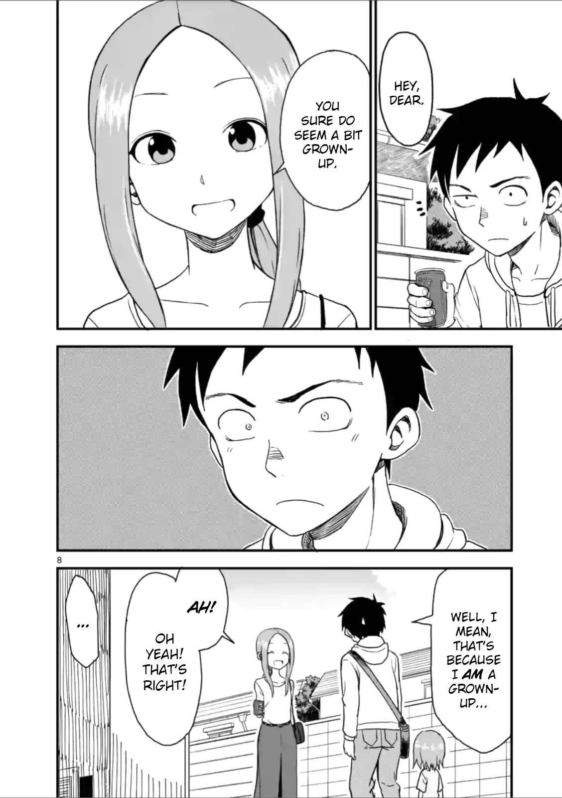 Karakai Jouzu no (Moto) Takagi-san chapter 40 - page 8