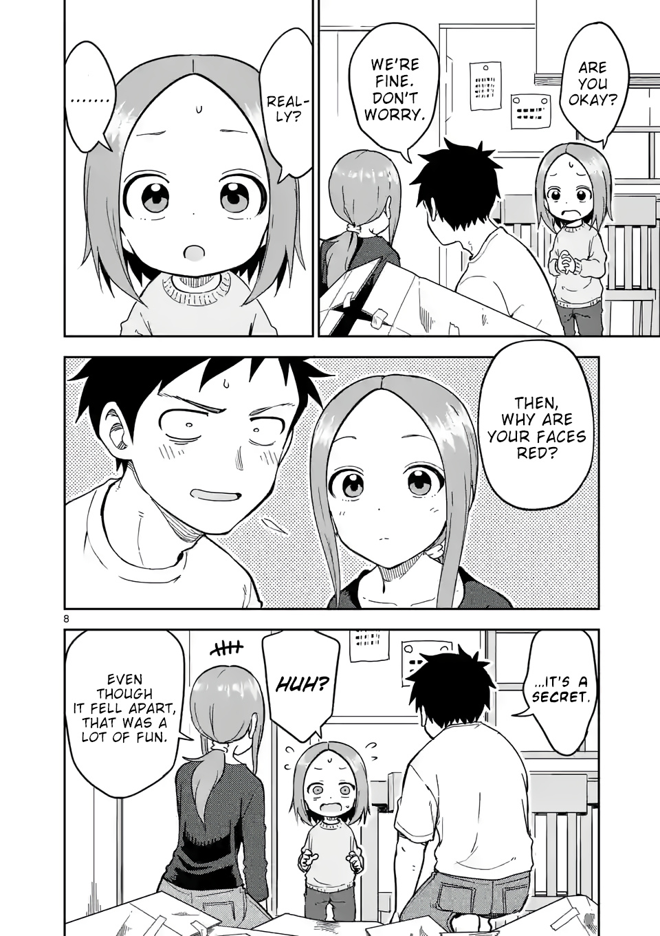 Karakai Jouzu no (Moto) Takagi-san chapter 218 - page 8