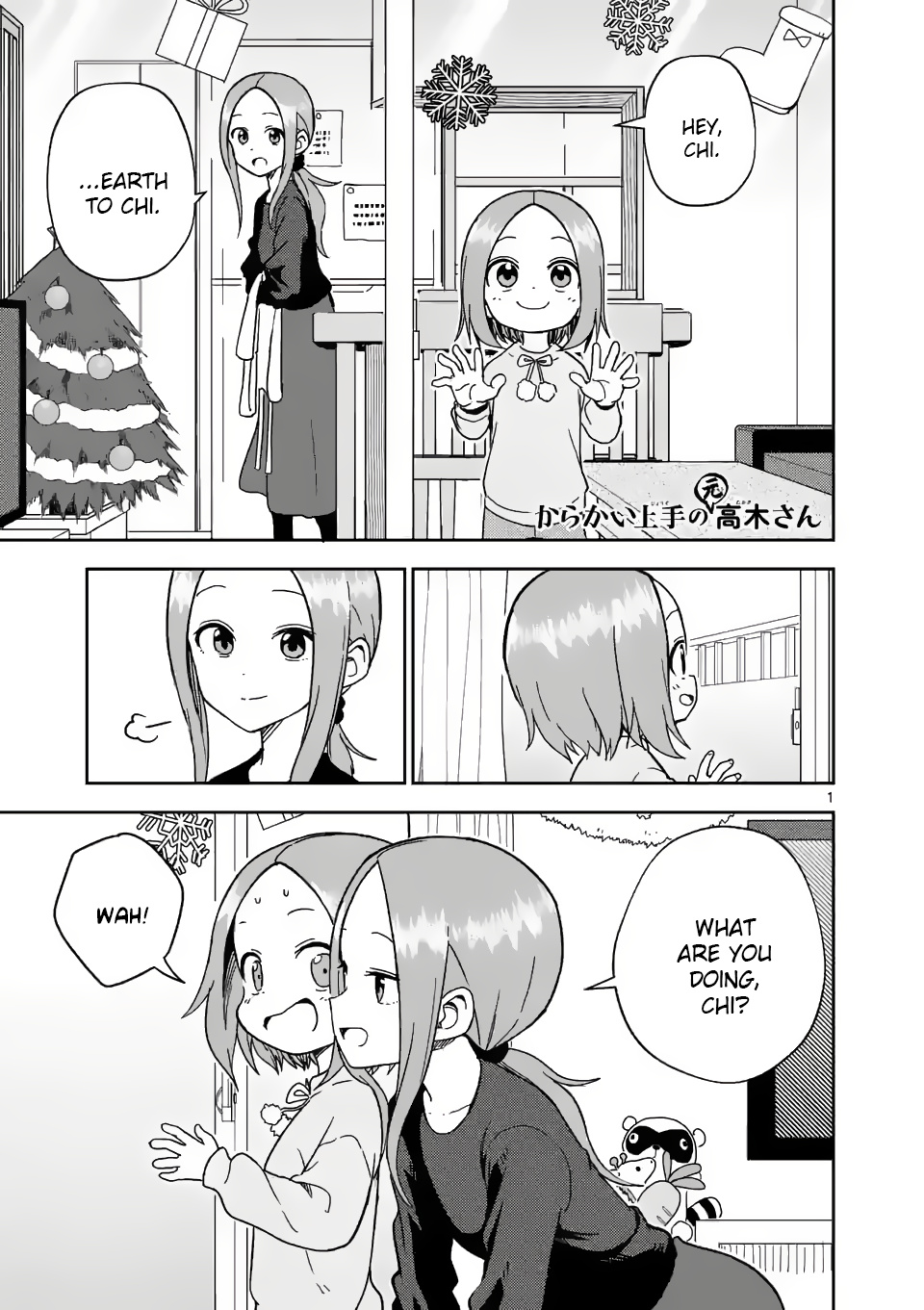 Karakai Jouzu no (Moto) Takagi-san chapter 167 - page 1