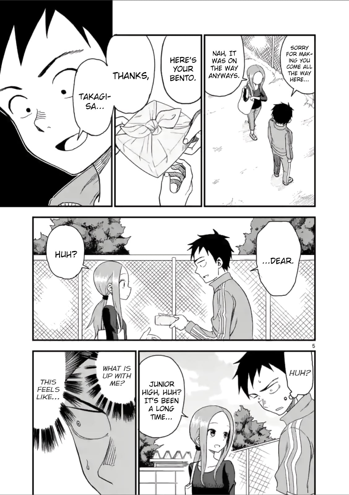 Karakai Jouzu no (Moto) Takagi-san chapter 42 - page 5