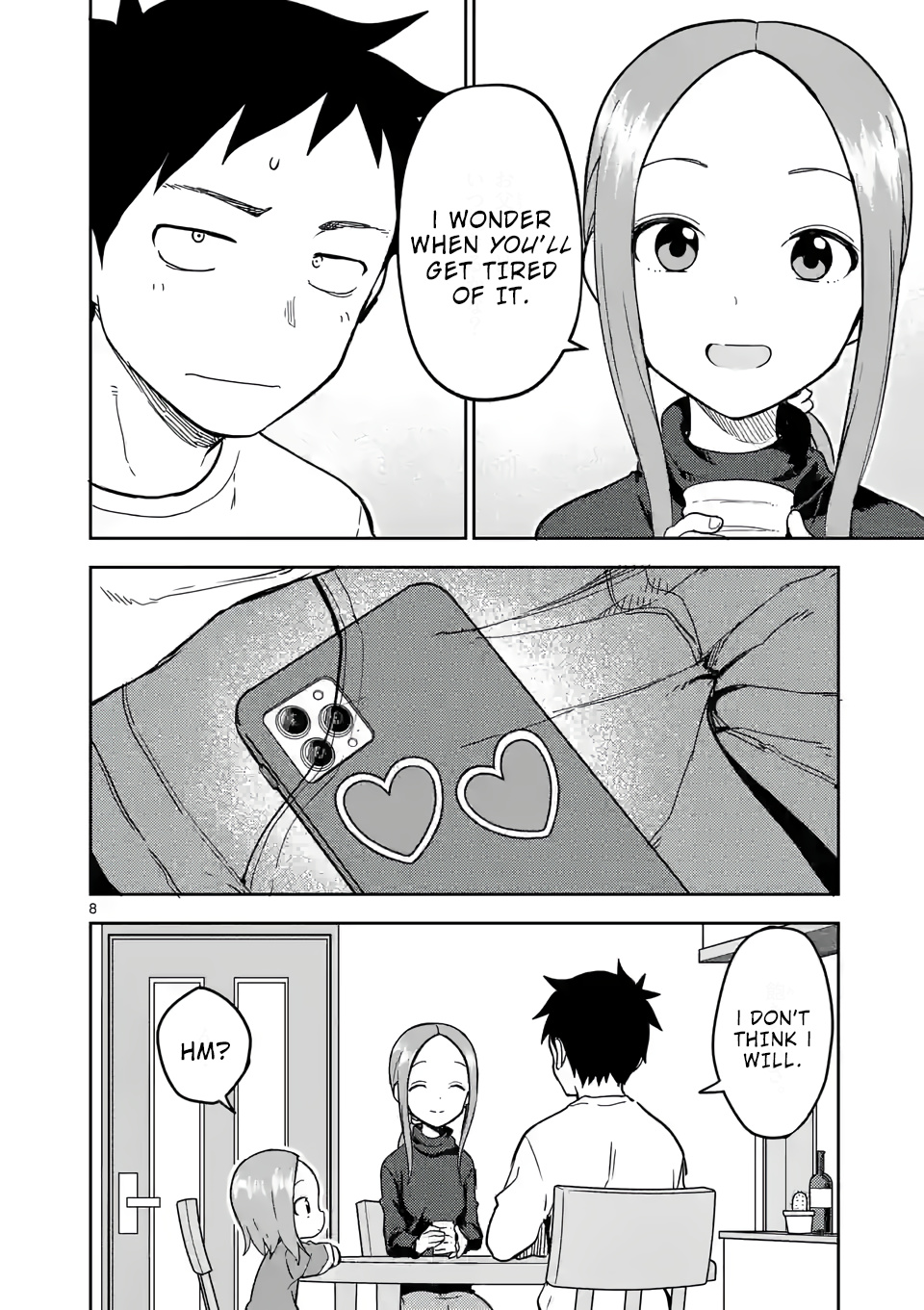 Karakai Jouzu no (Moto) Takagi-san chapter 221 - page 8