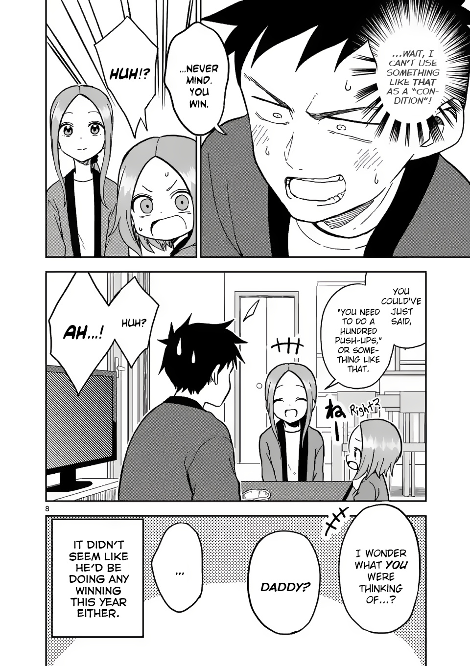 Karakai Jouzu no (Moto) Takagi-san chapter 169 - page 8