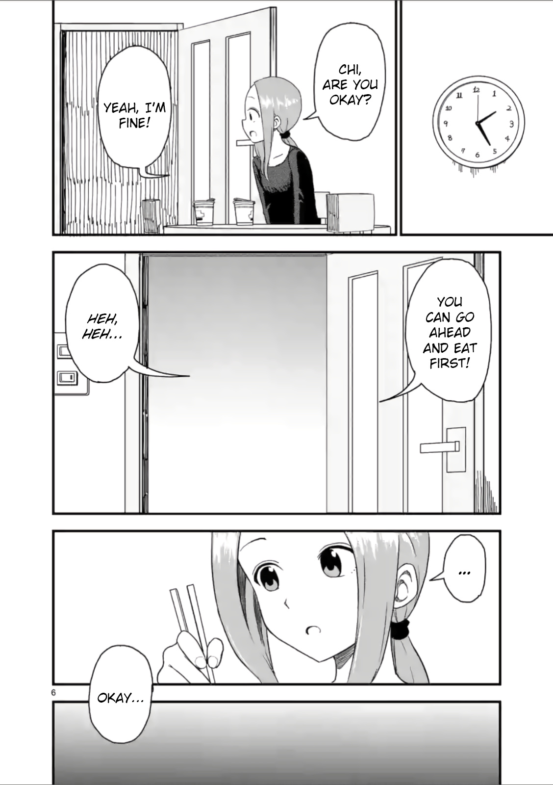 Karakai Jouzu no (Moto) Takagi-san chapter 44 - page 6