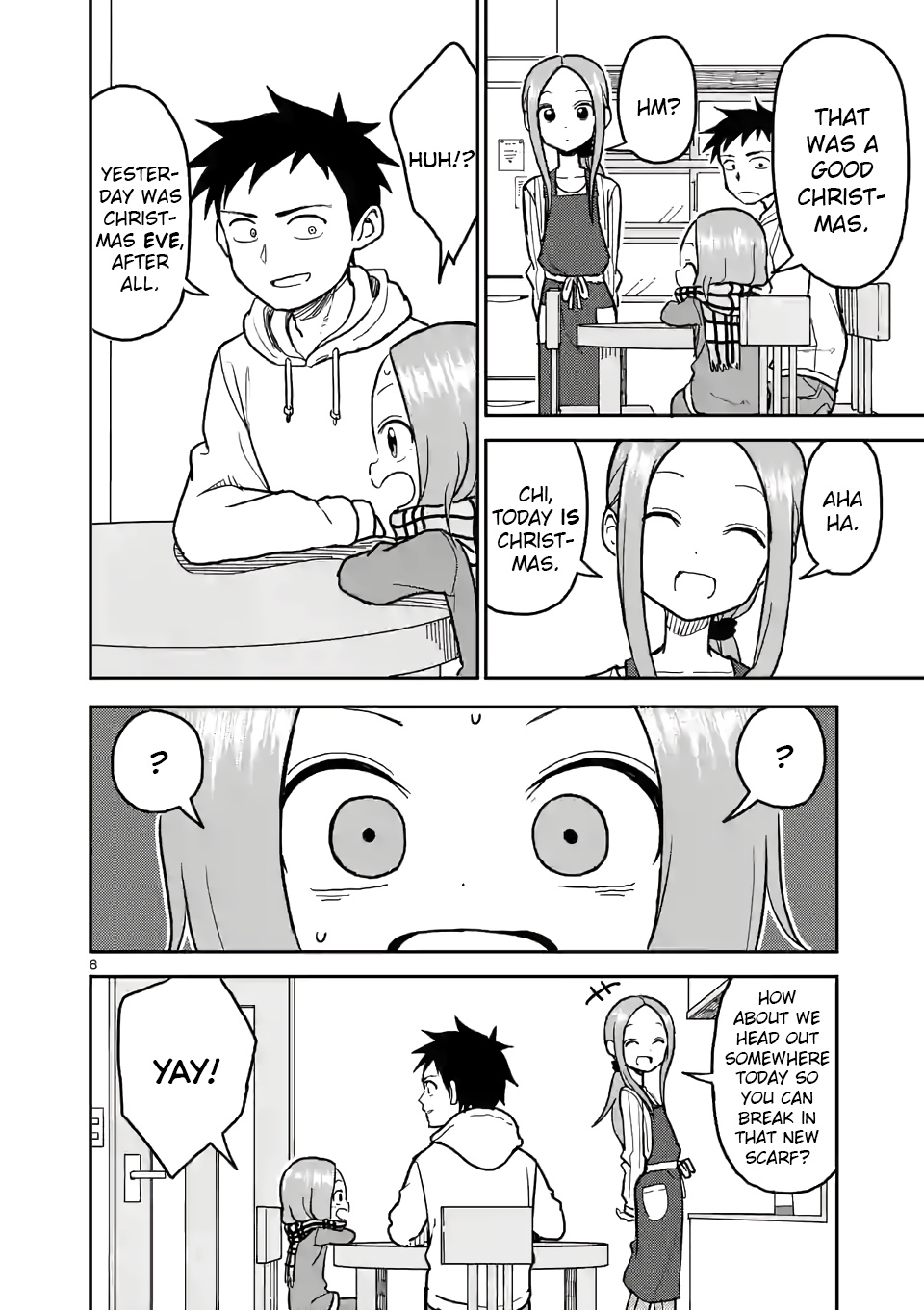 Karakai Jouzu no (Moto) Takagi-san chapter 117 - page 8