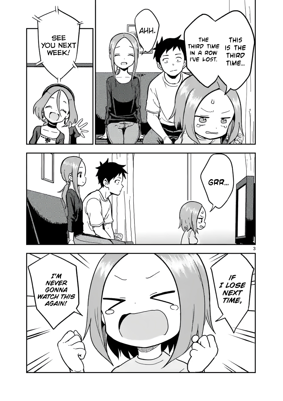 Karakai Jouzu no (Moto) Takagi-san chapter 222 - page 3