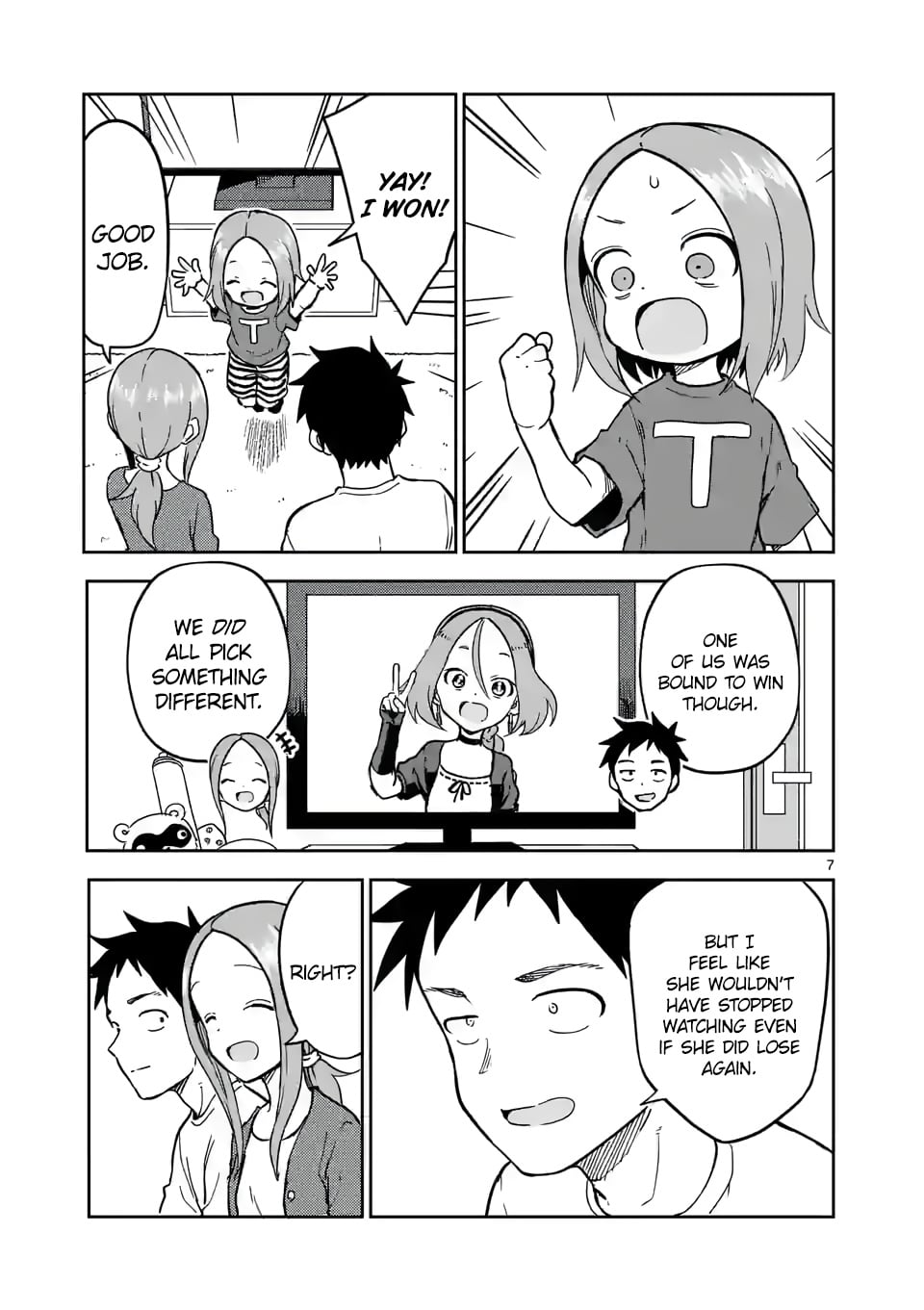 Karakai Jouzu no (Moto) Takagi-san chapter 222 - page 7