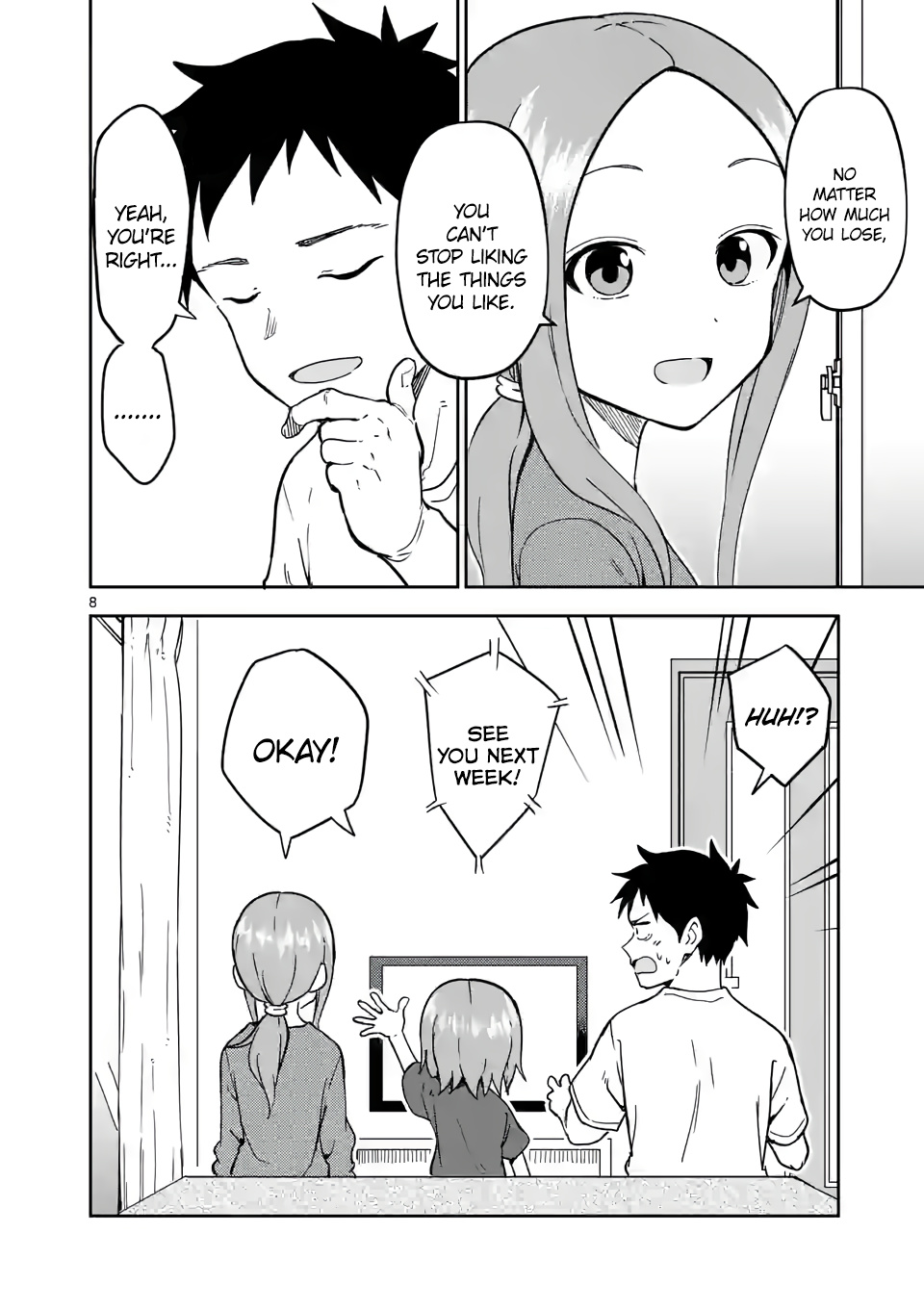 Karakai Jouzu no (Moto) Takagi-san chapter 222 - page 8