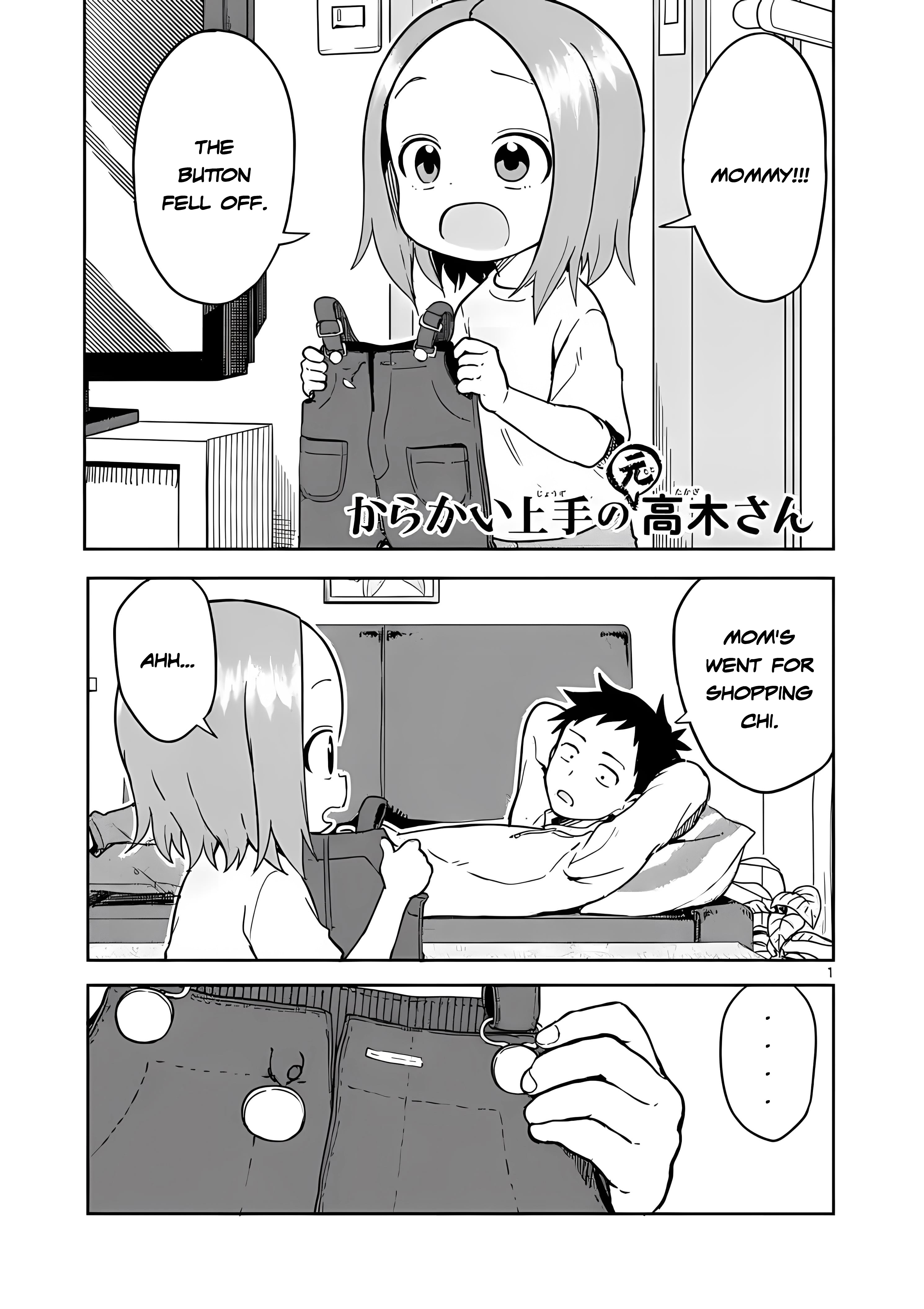 Karakai Jouzu no (Moto) Takagi-san chapter 223 - page 1
