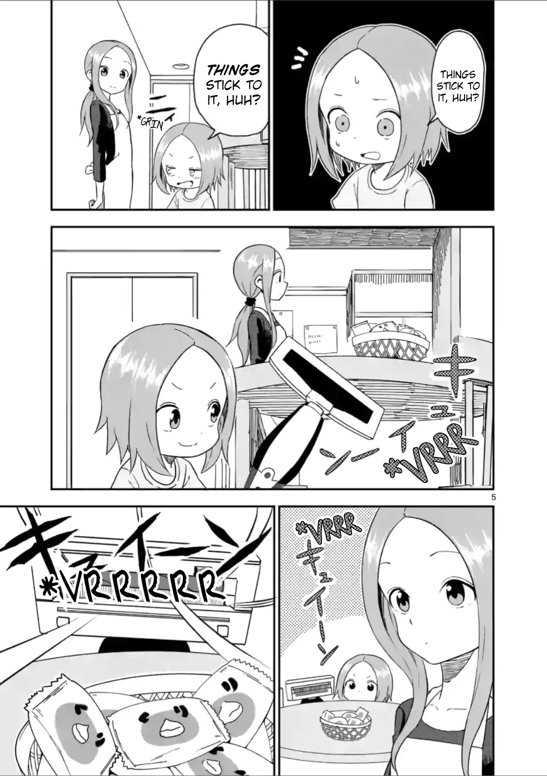 Karakai Jouzu no (Moto) Takagi-san chapter 46 - page 5