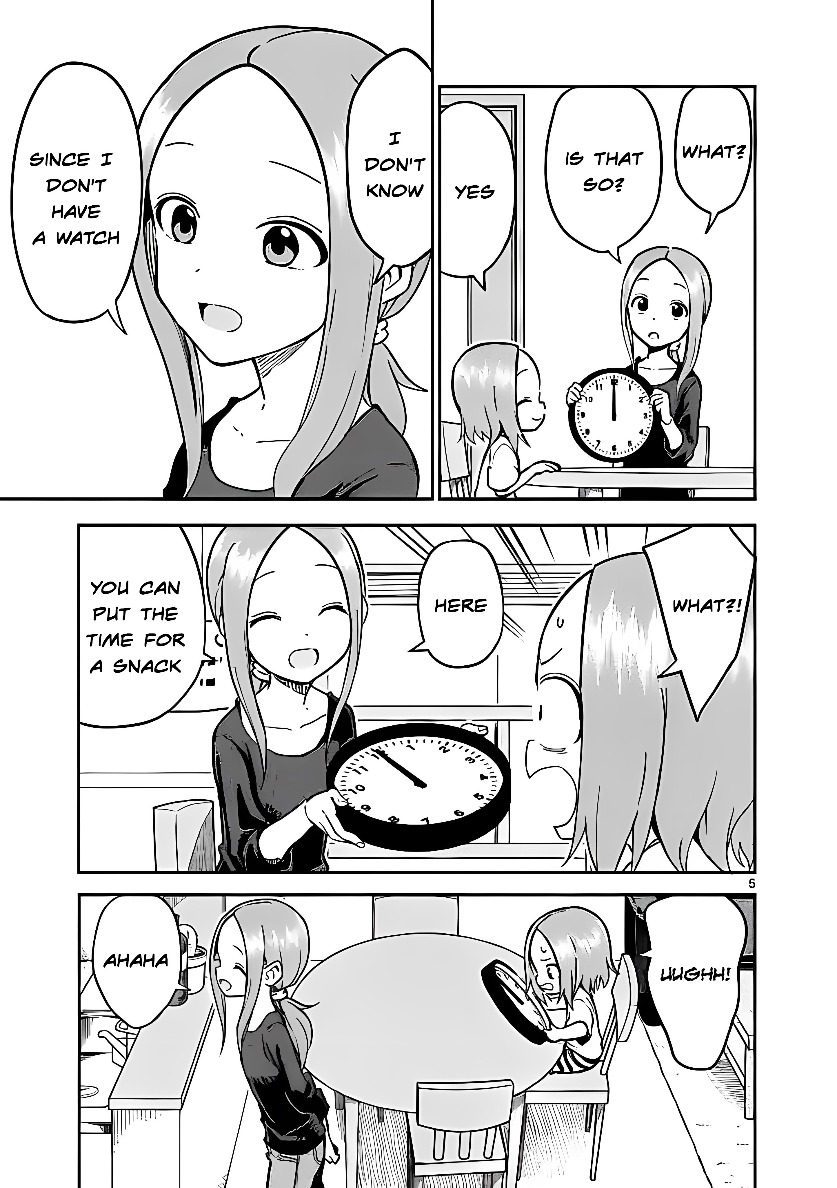Karakai Jouzu no (Moto) Takagi-san chapter 224 - page 5