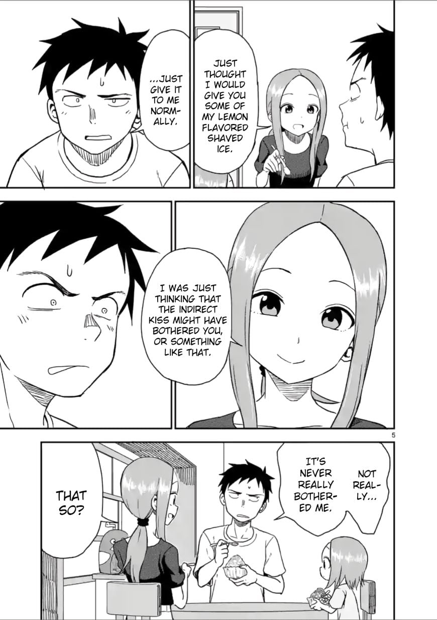 Karakai Jouzu no (Moto) Takagi-san chapter 47 - page 5