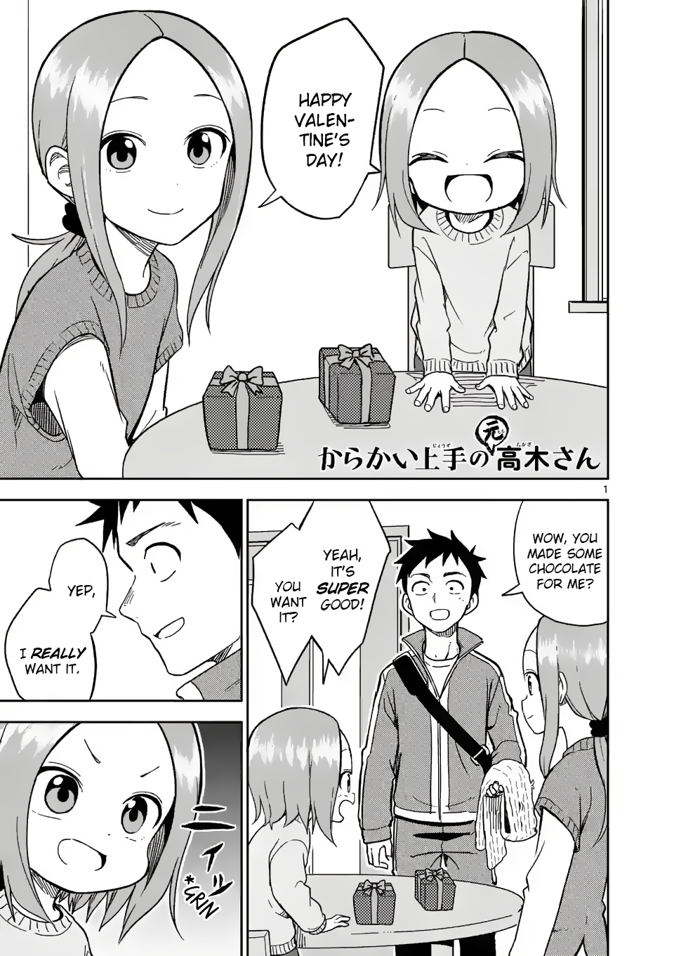 Karakai Jouzu no (Moto) Takagi-san chapter 173 - page 1
