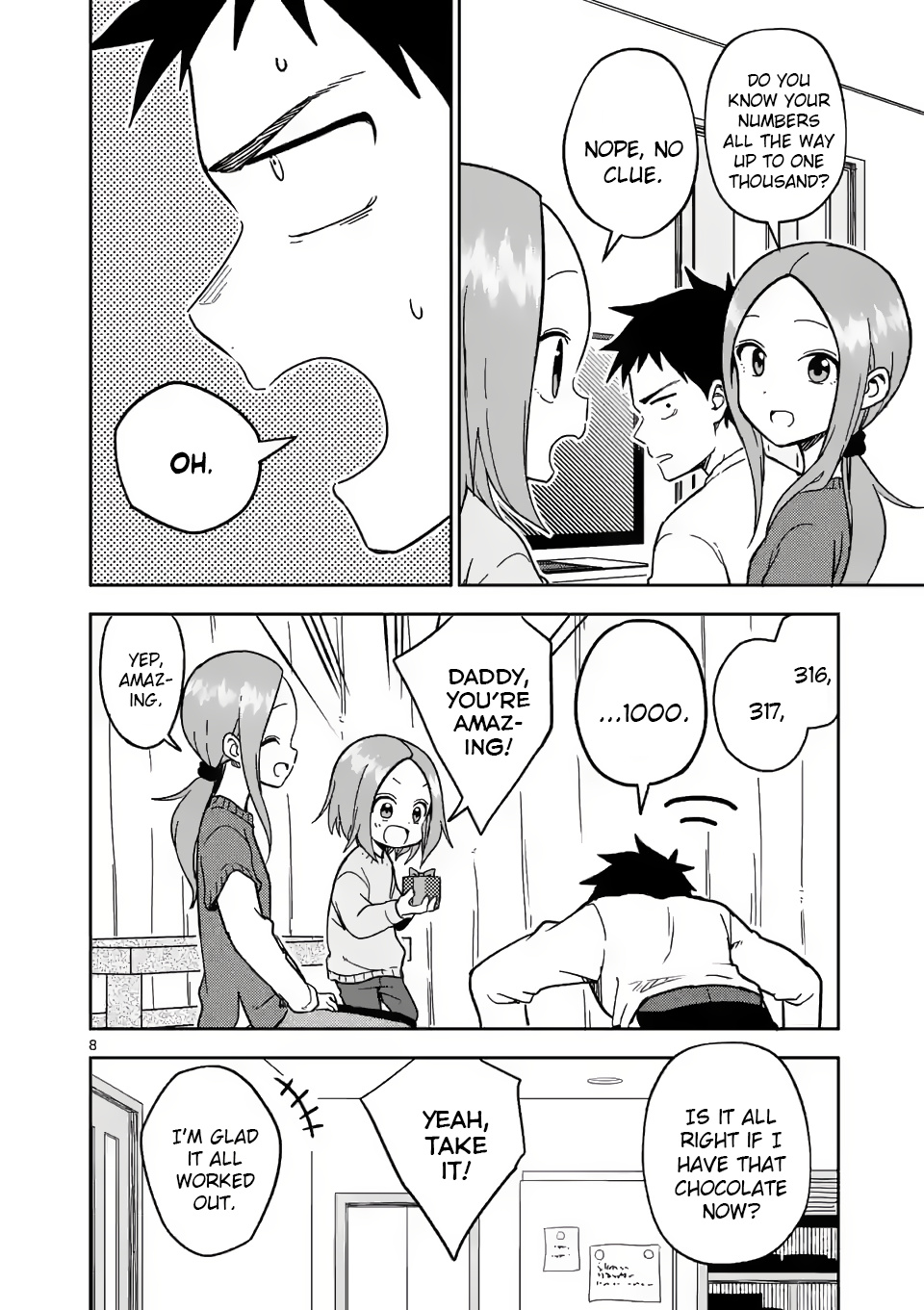 Karakai Jouzu no (Moto) Takagi-san chapter 173 - page 8