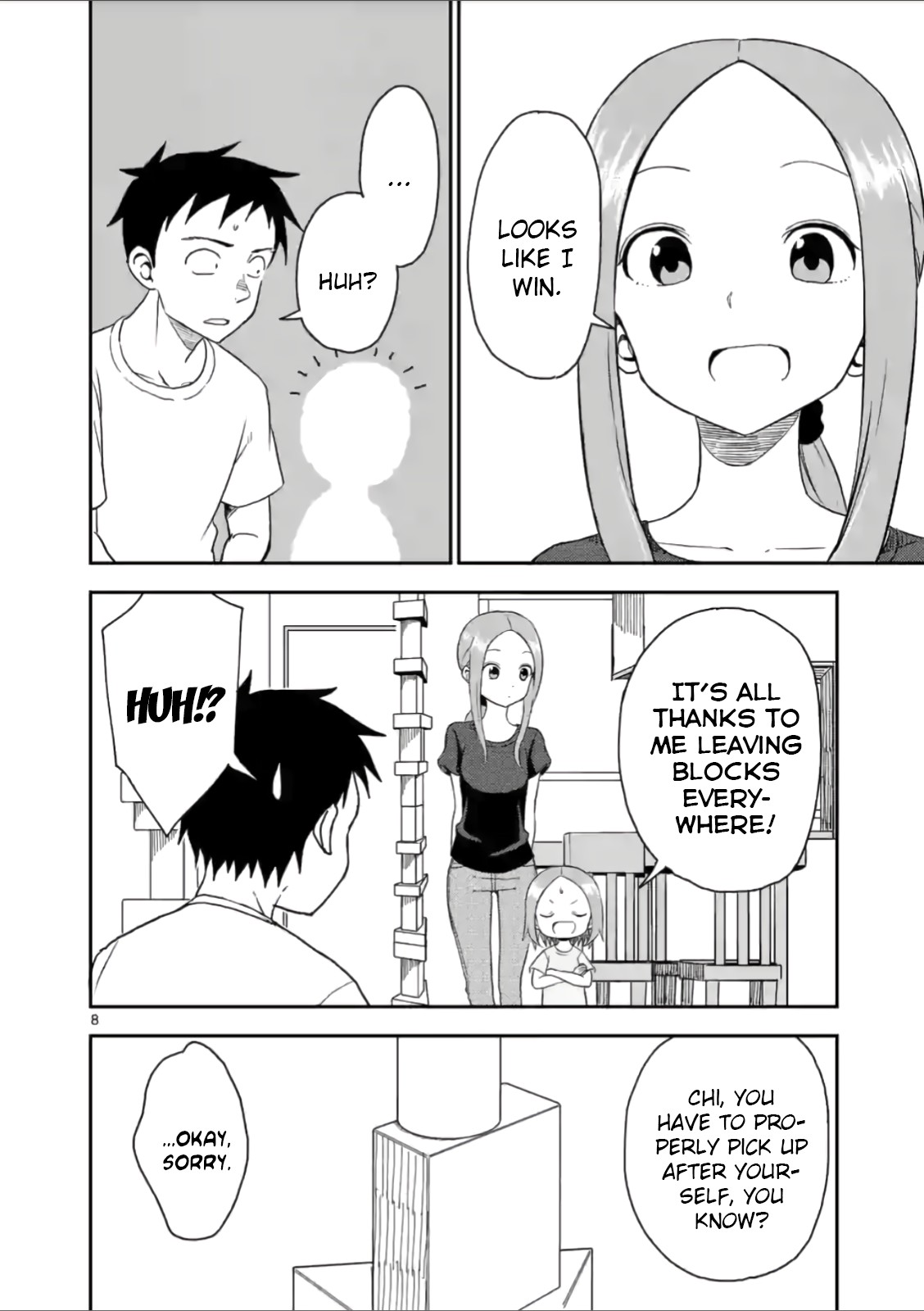 Karakai Jouzu no (Moto) Takagi-san chapter 48 - page 8