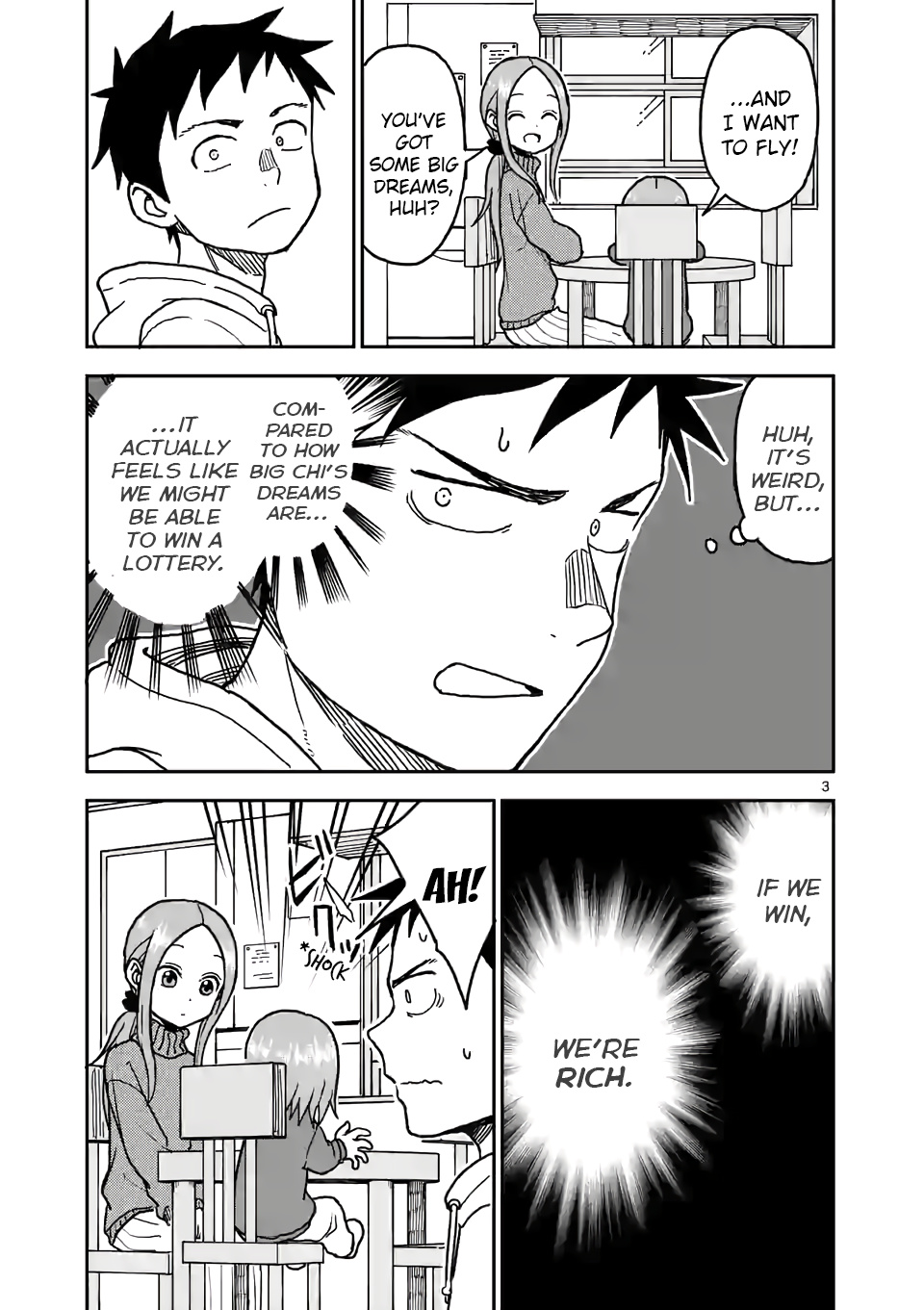 Karakai Jouzu no (Moto) Takagi-san chapter 119 - page 3
