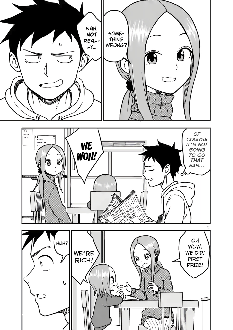 Karakai Jouzu no (Moto) Takagi-san chapter 119 - page 5