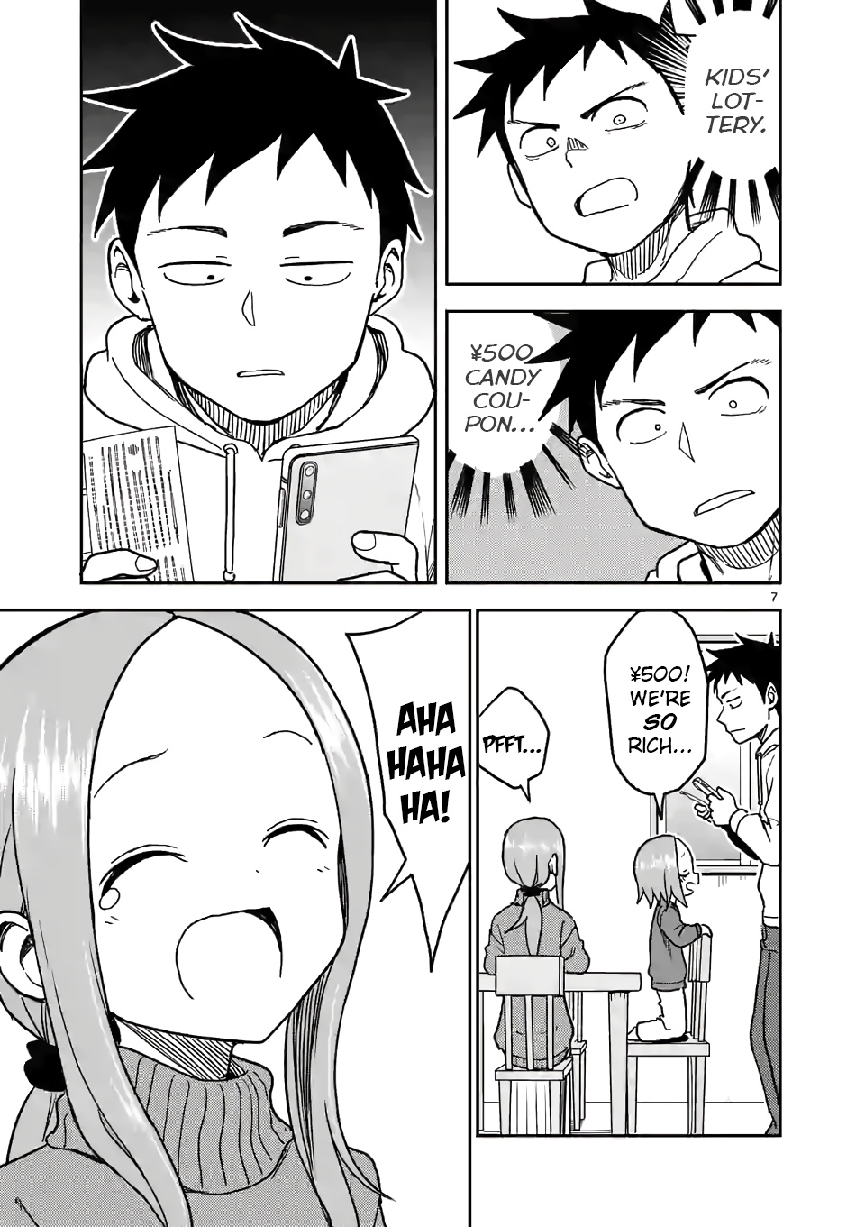 Karakai Jouzu no (Moto) Takagi-san chapter 119 - page 7