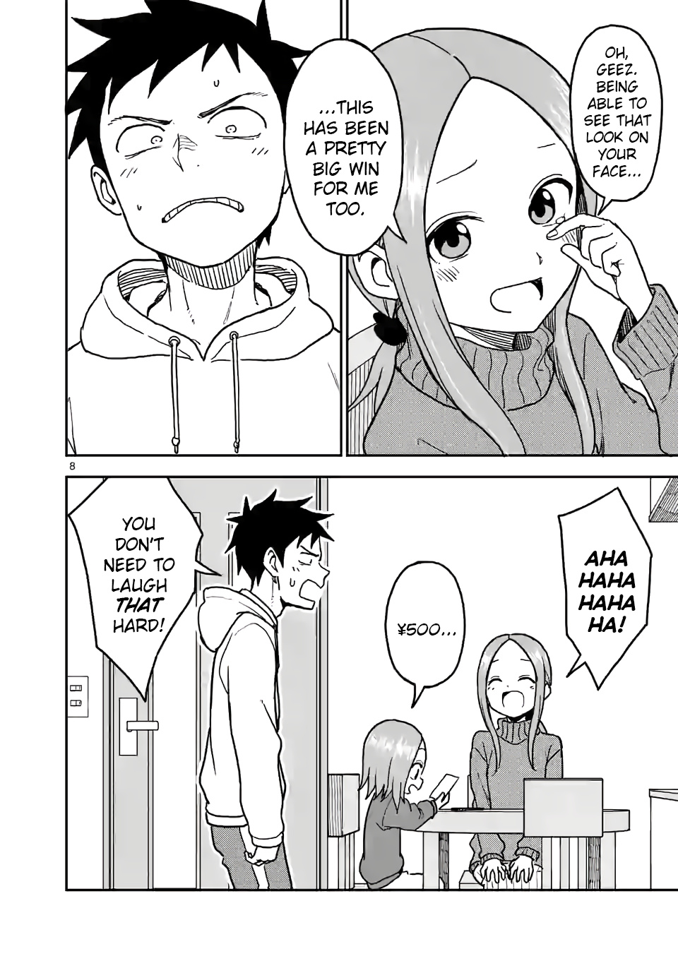 Karakai Jouzu no (Moto) Takagi-san chapter 119 - page 8