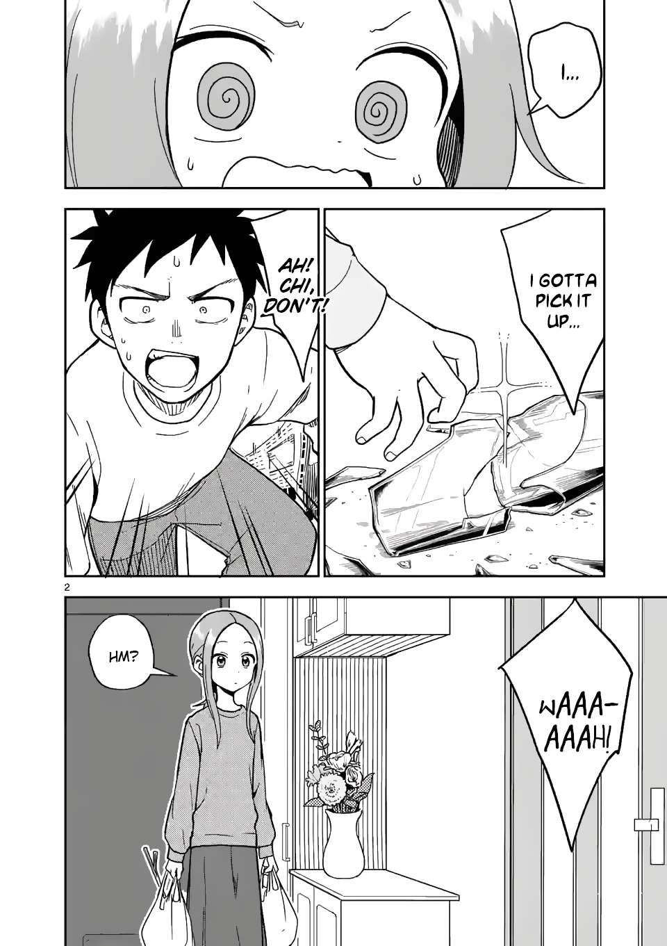 Karakai Jouzu no (Moto) Takagi-san chapter 176 - page 2