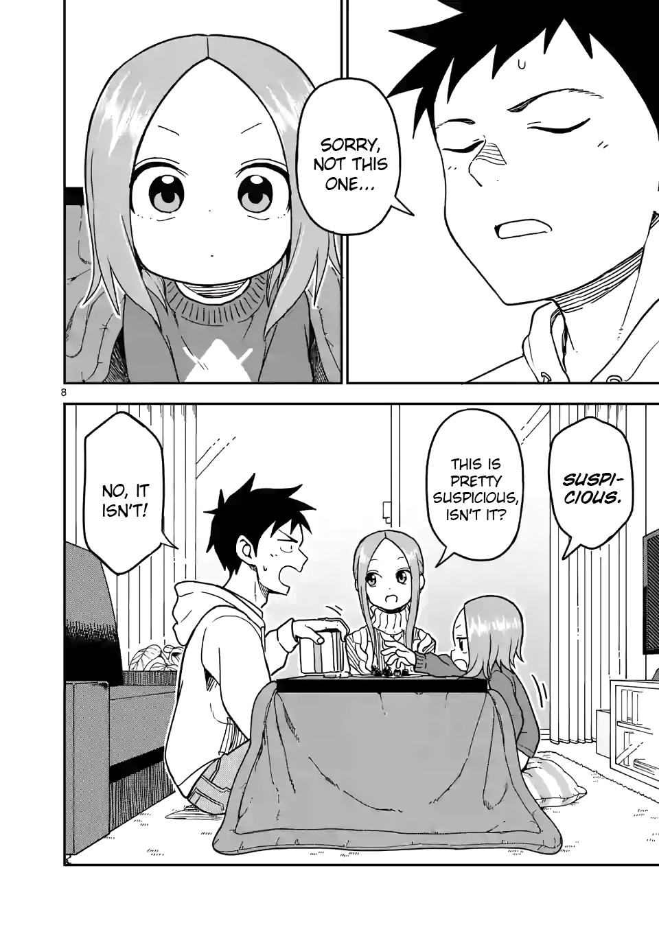 Karakai Jouzu no (Moto) Takagi-san chapter 122 - page 8