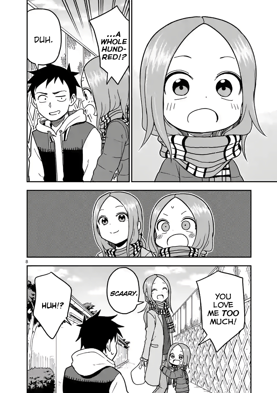 Karakai Jouzu no (Moto) Takagi-san chapter 123 - page 8