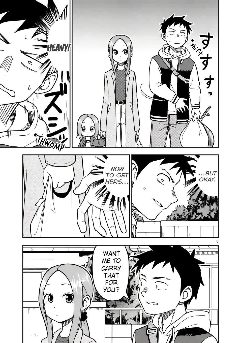 Karakai Jouzu no (Moto) Takagi-san chapter 125 - page 5