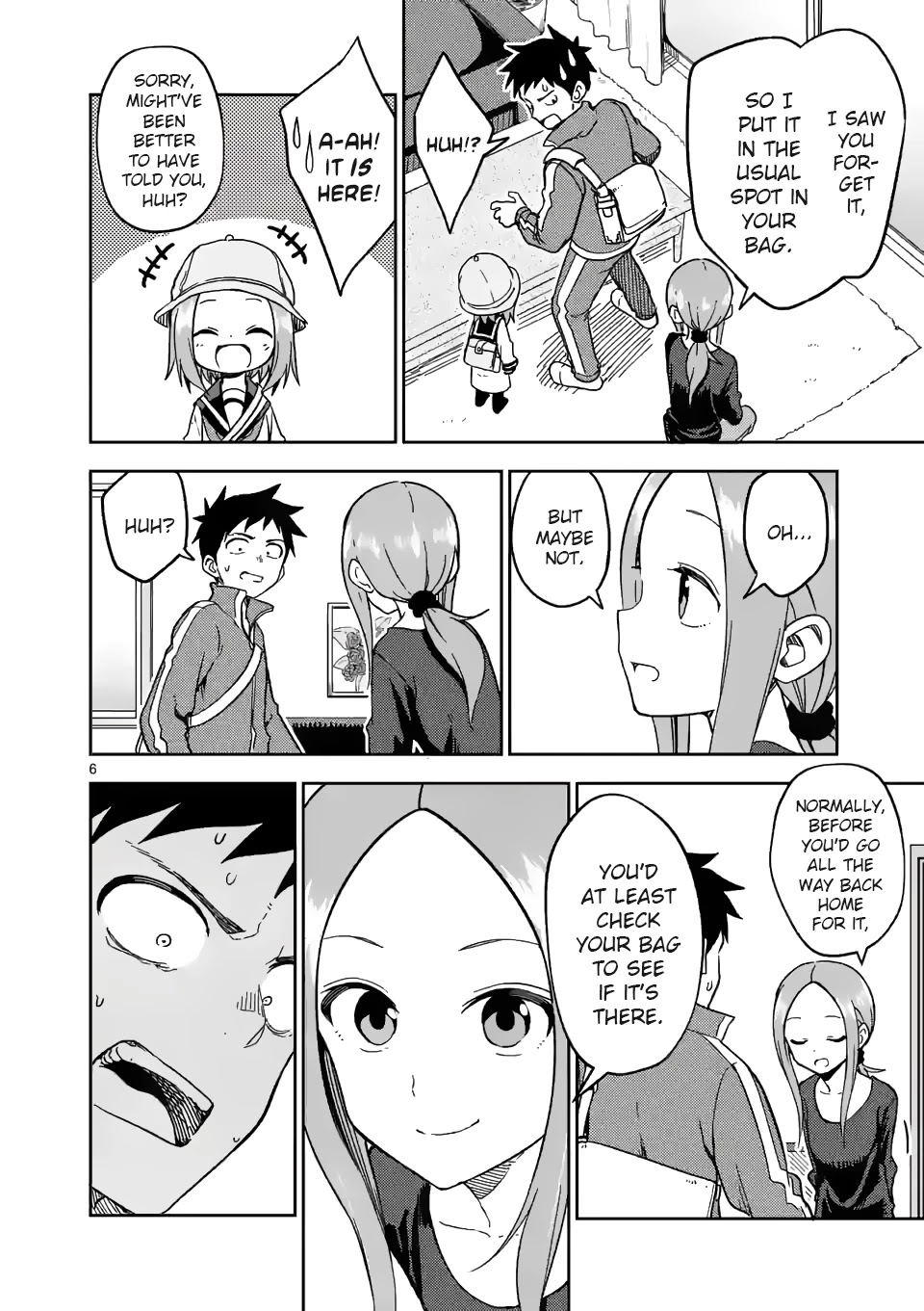 Karakai Jouzu no (Moto) Takagi-san chapter 179 - page 6