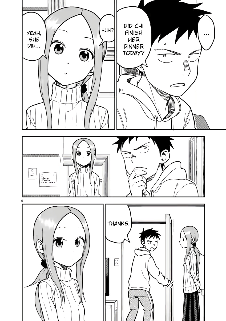 Karakai Jouzu no (Moto) Takagi-san chapter 127 - page 4