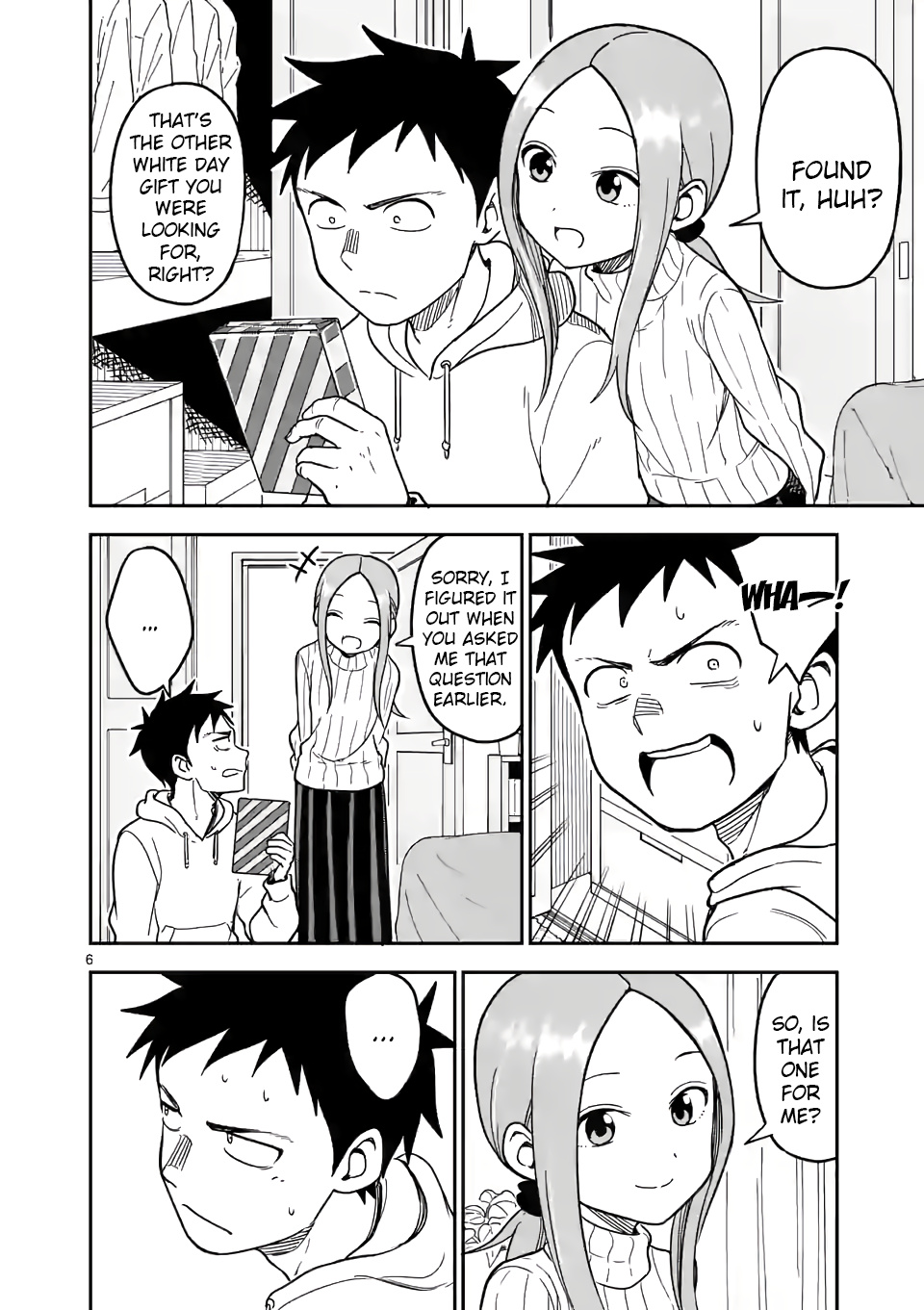 Karakai Jouzu no (Moto) Takagi-san chapter 127 - page 6