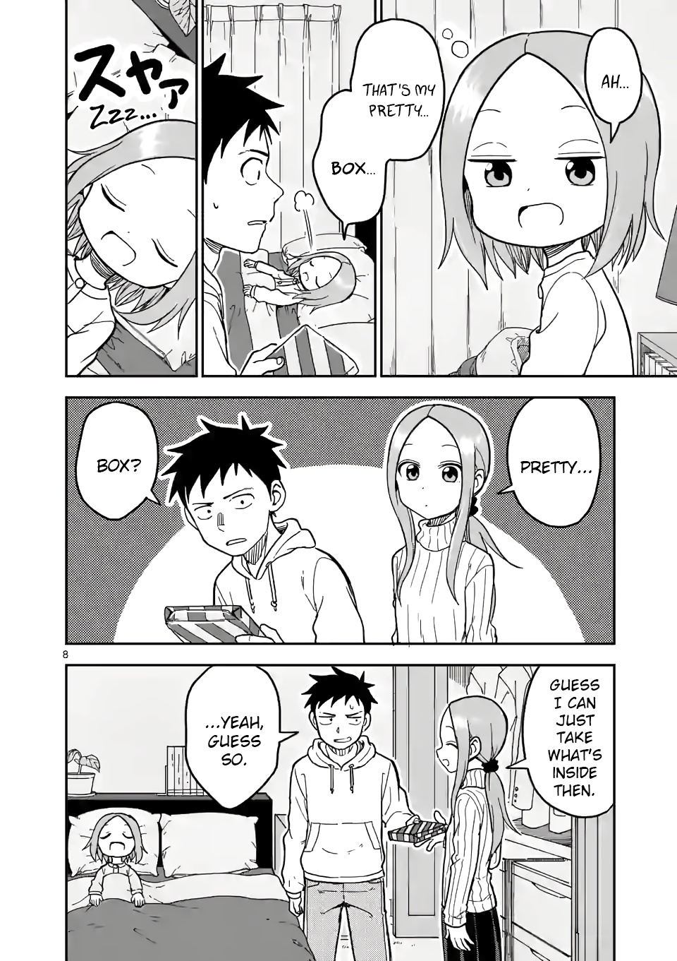 Karakai Jouzu no (Moto) Takagi-san chapter 127 - page 8