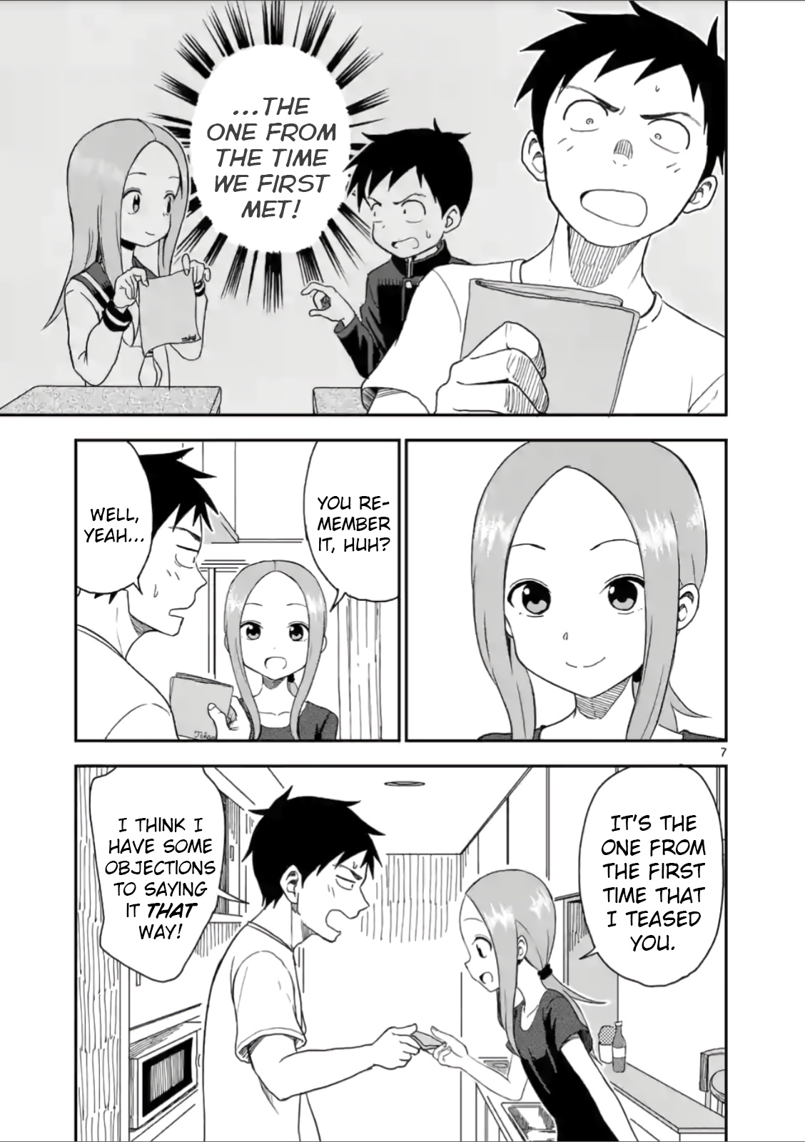 Karakai Jouzu no (Moto) Takagi-san chapter 53 - page 7