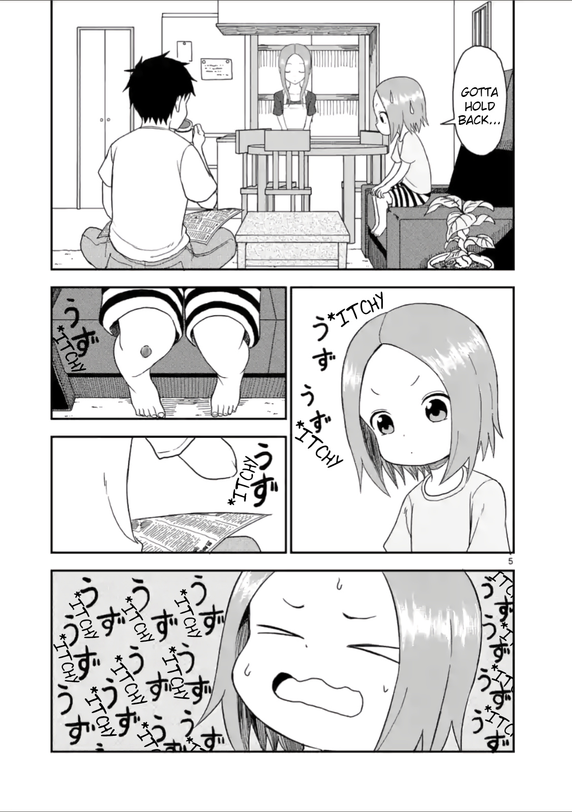Karakai Jouzu no (Moto) Takagi-san chapter 54 - page 5