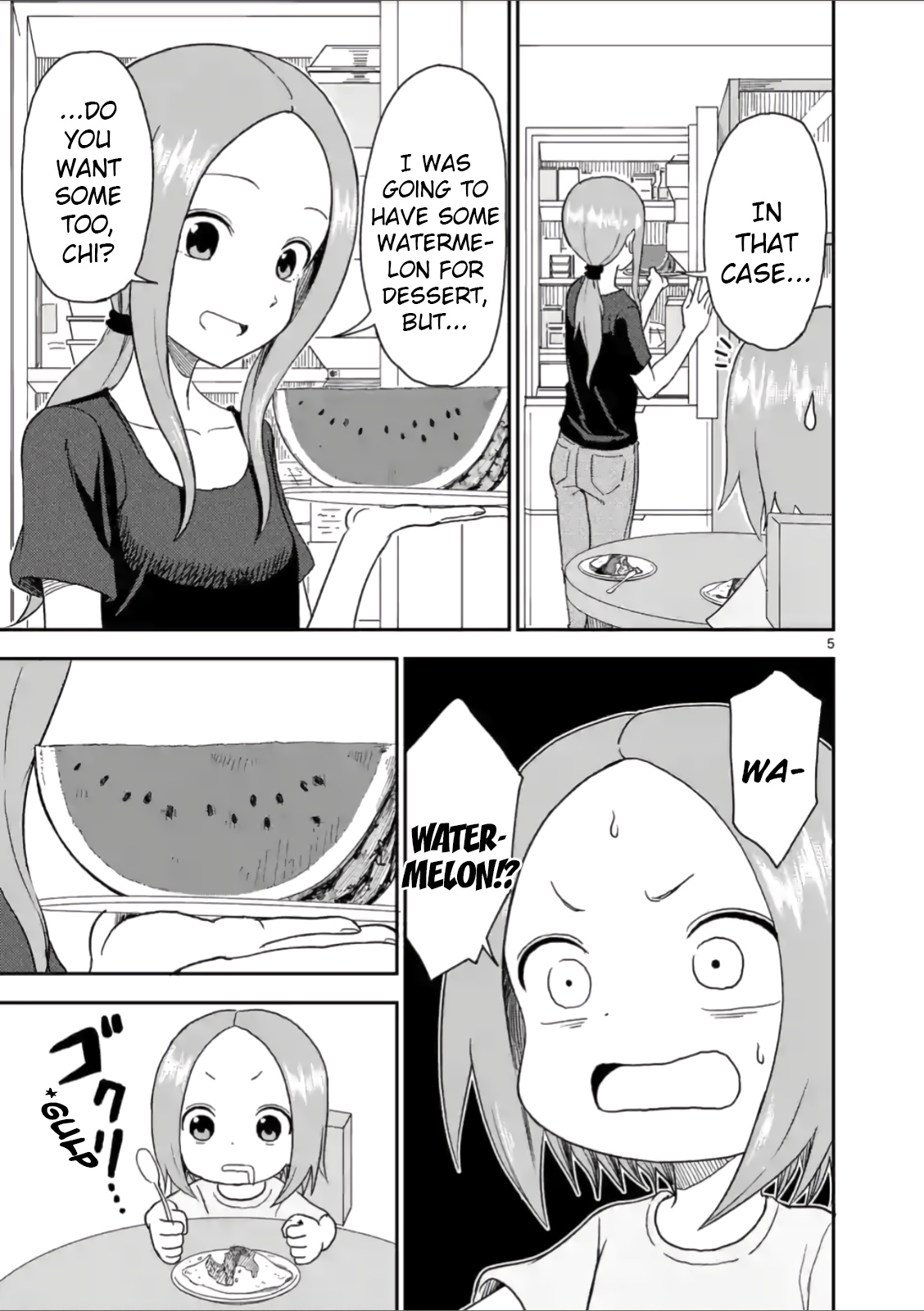 Karakai Jouzu no (Moto) Takagi-san chapter 55 - page 5