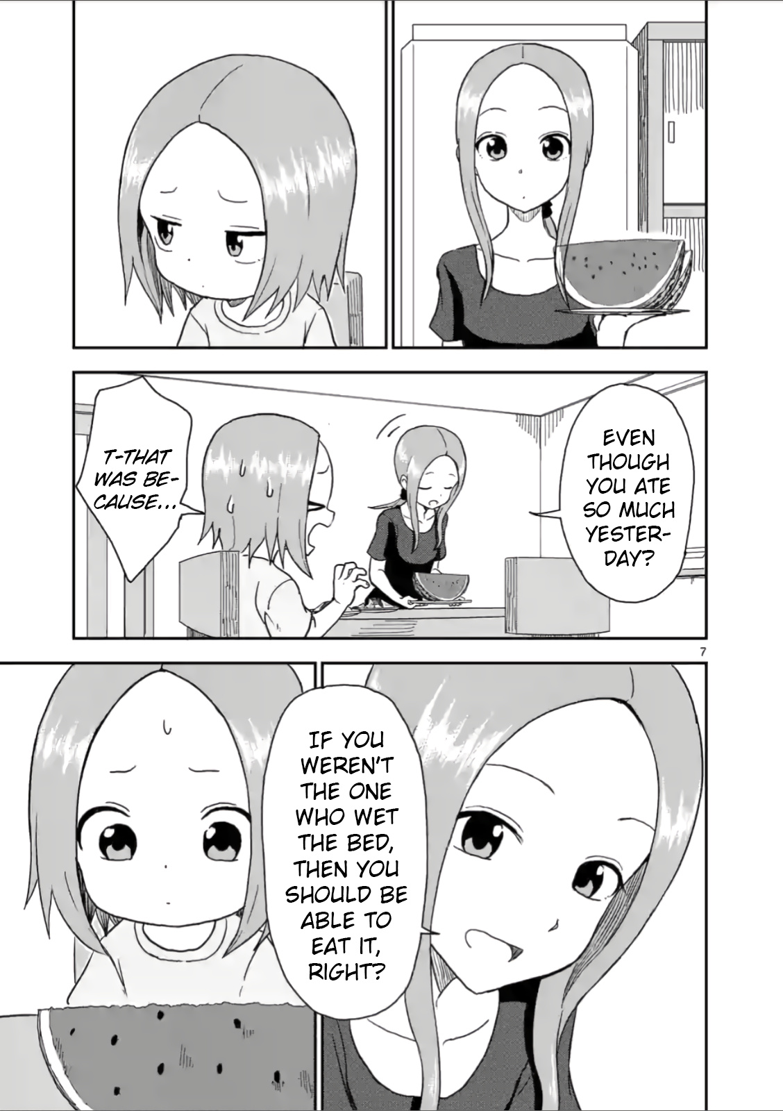 Karakai Jouzu no (Moto) Takagi-san chapter 55 - page 7