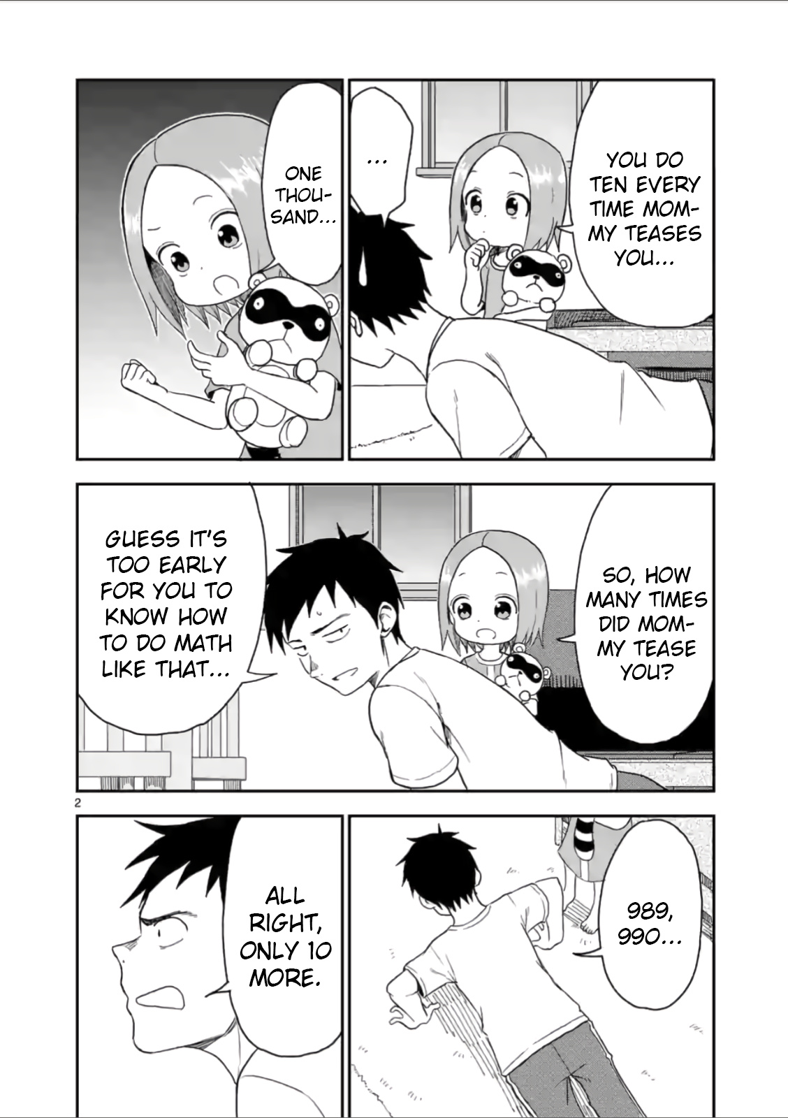 Karakai Jouzu no (Moto) Takagi-san chapter 57 - page 2