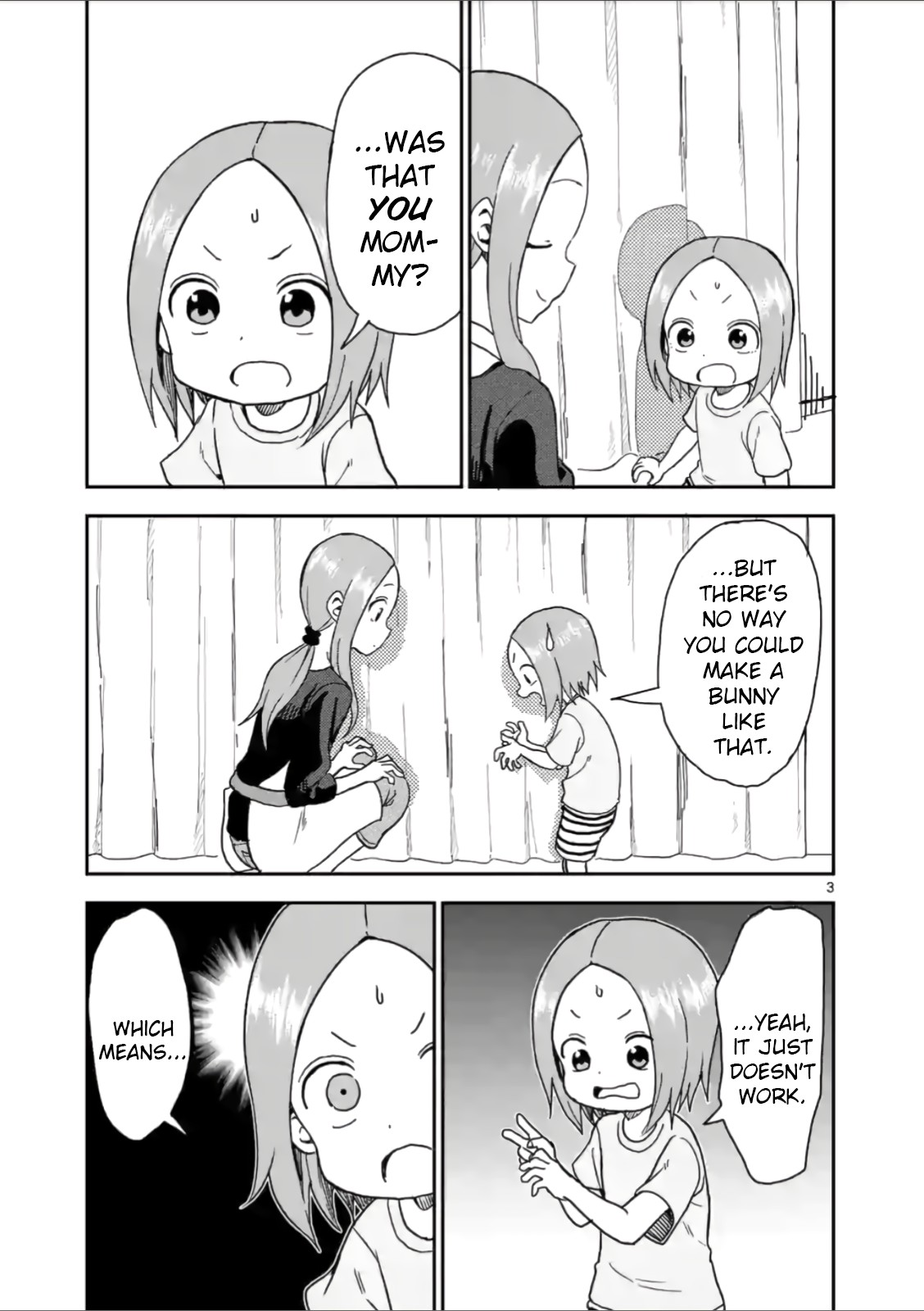 Karakai Jouzu no (Moto) Takagi-san chapter 59 - page 3