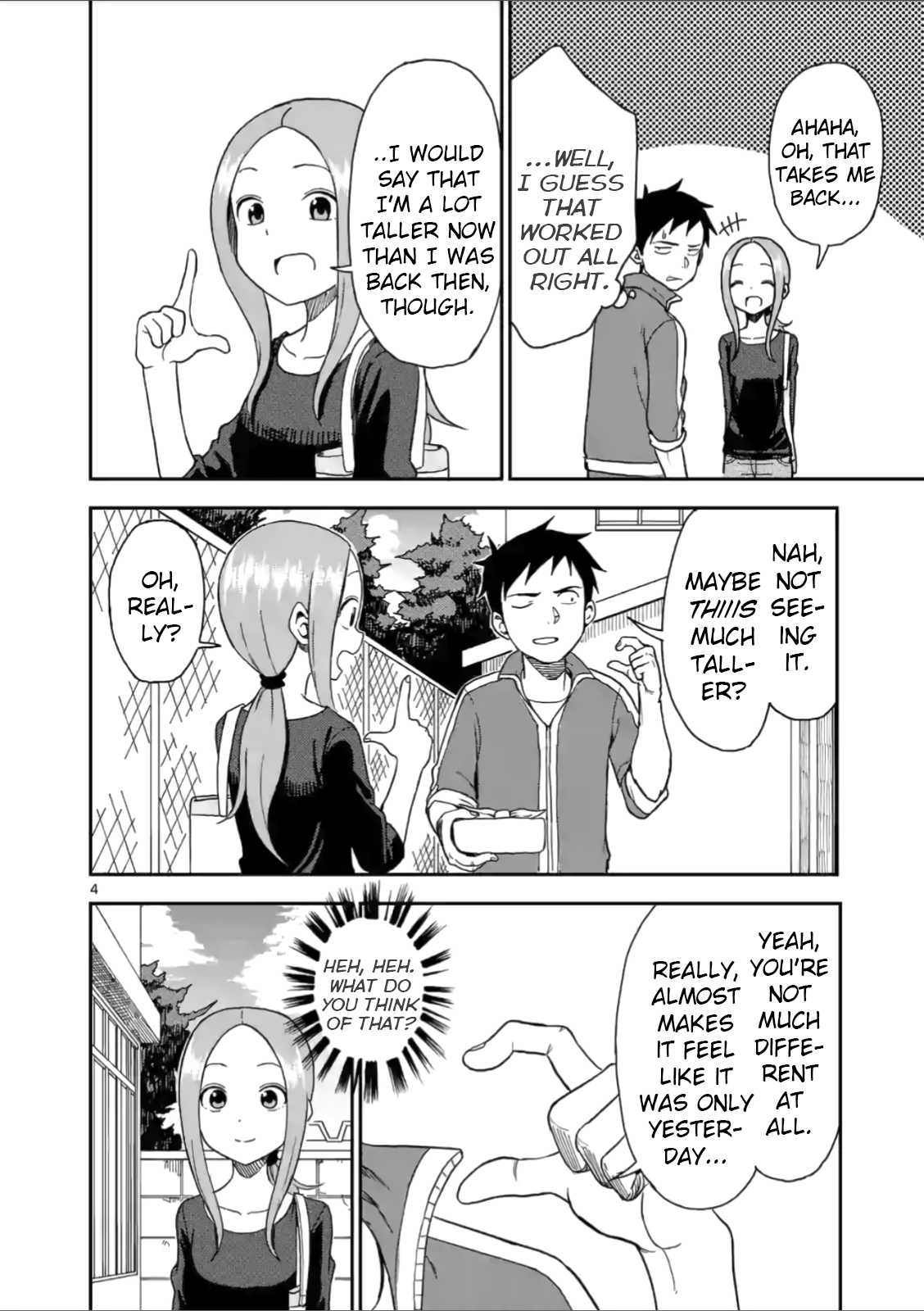 Karakai Jouzu no (Moto) Takagi-san chapter 60 - page 4
