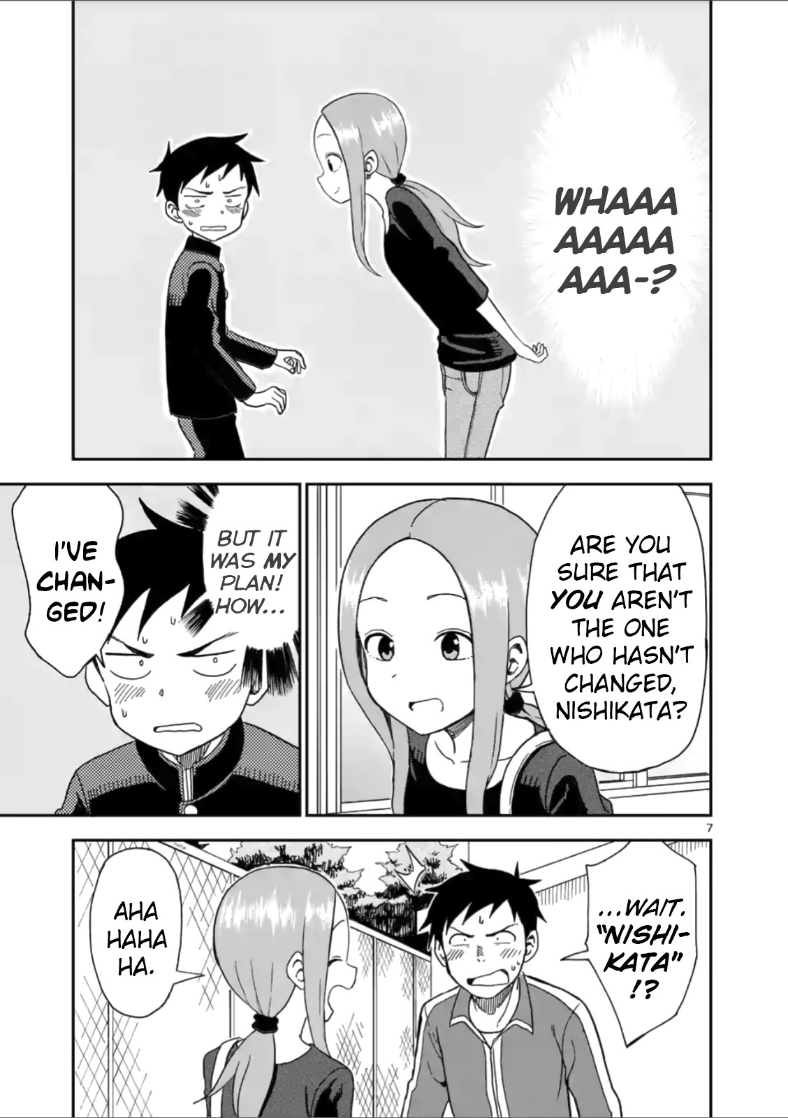 Karakai Jouzu no (Moto) Takagi-san chapter 60 - page 7