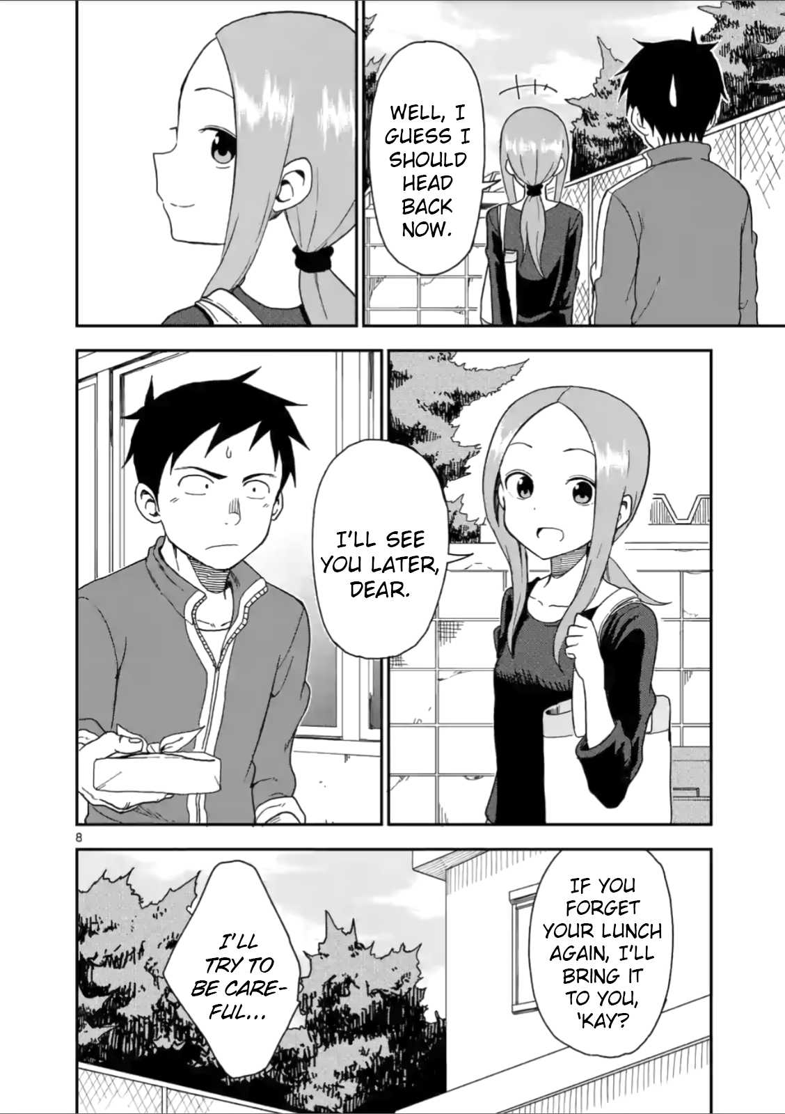 Karakai Jouzu no (Moto) Takagi-san chapter 60 - page 8