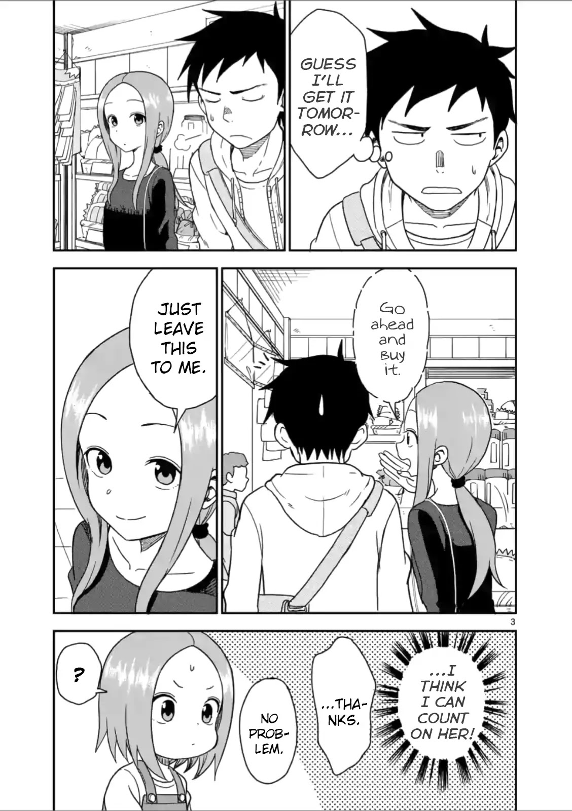 Karakai Jouzu no (Moto) Takagi-san chapter 61 - page 3