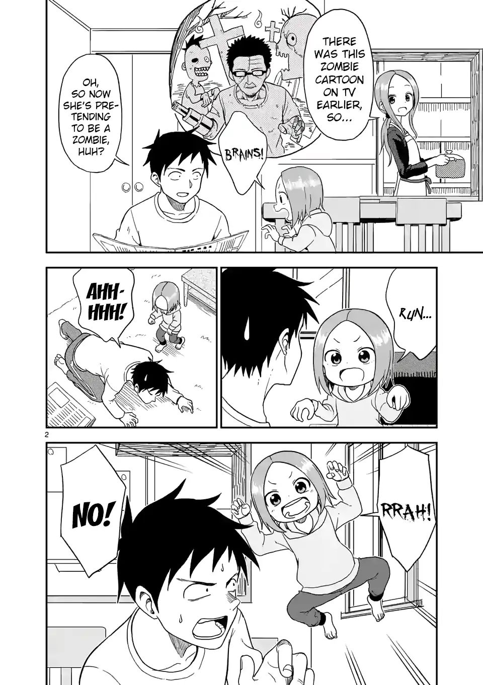 Karakai Jouzu no (Moto) Takagi-san chapter 63 - page 2