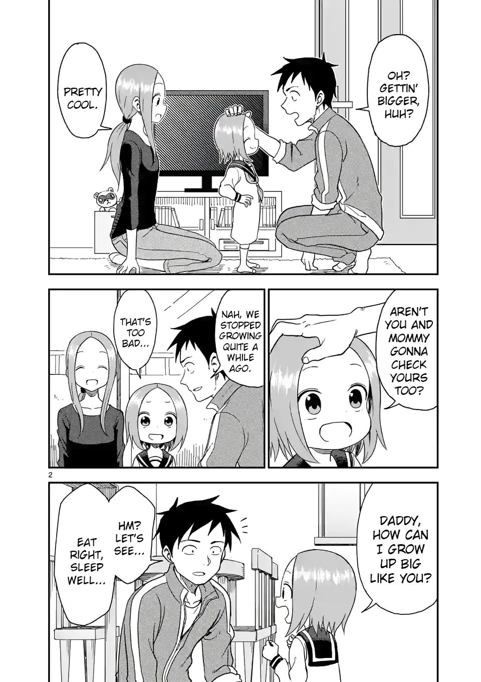 Karakai Jouzu no (Moto) Takagi-san chapter 64 - page 2