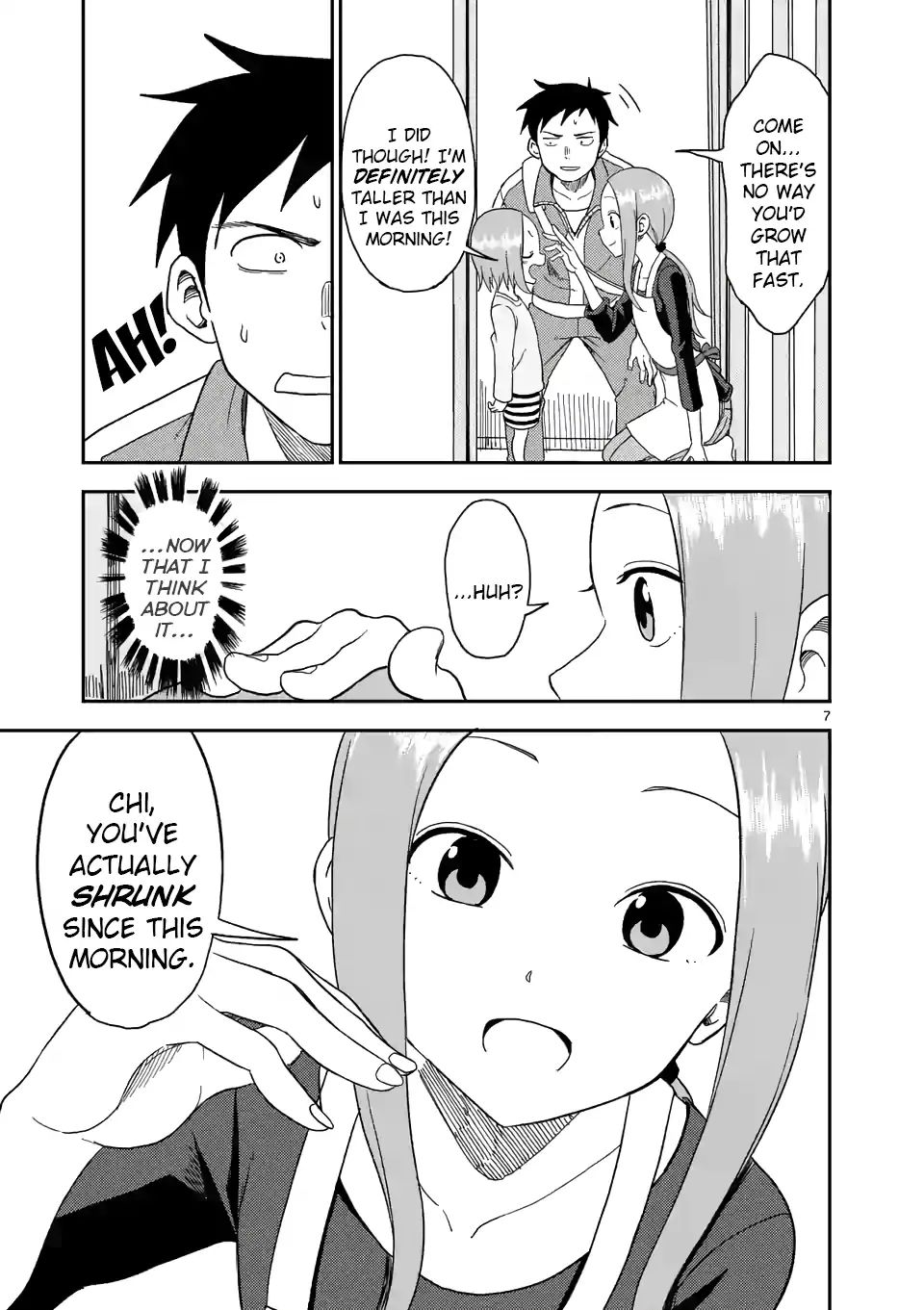 Karakai Jouzu no (Moto) Takagi-san chapter 64 - page 7