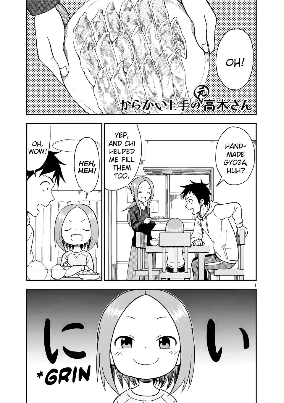 Karakai Jouzu no (Moto) Takagi-san chapter 67 - page 1