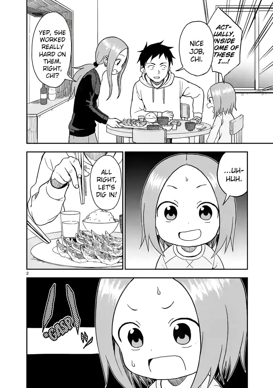 Karakai Jouzu no (Moto) Takagi-san chapter 67 - page 2