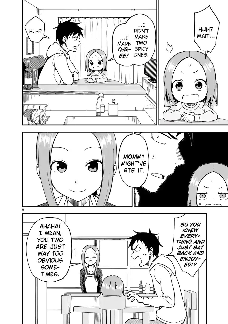 Karakai Jouzu no (Moto) Takagi-san chapter 67 - page 8